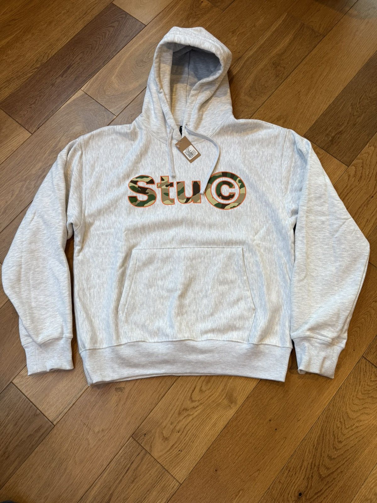 Stussy Stussy Stu C. Hoodie Heather Grey Size US L / EU 52-54 / 3 - 1 Thumbnail