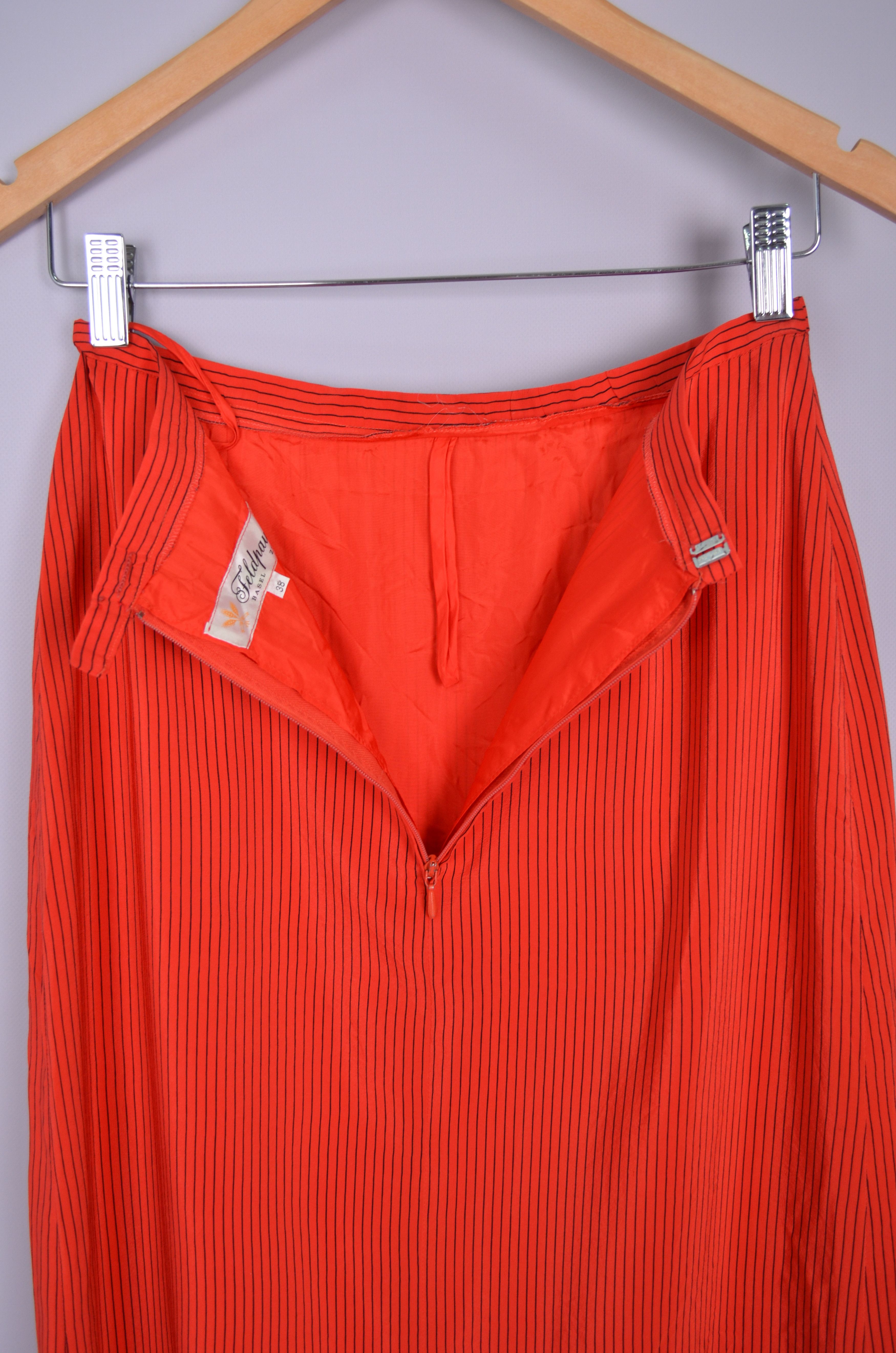 Akris × Designer Akris Feldpausch 100% Silk Stripe Suit Blouse Skirt Size 38 Size M / US 6-8 / IT 42-44 - 15 Thumbnail