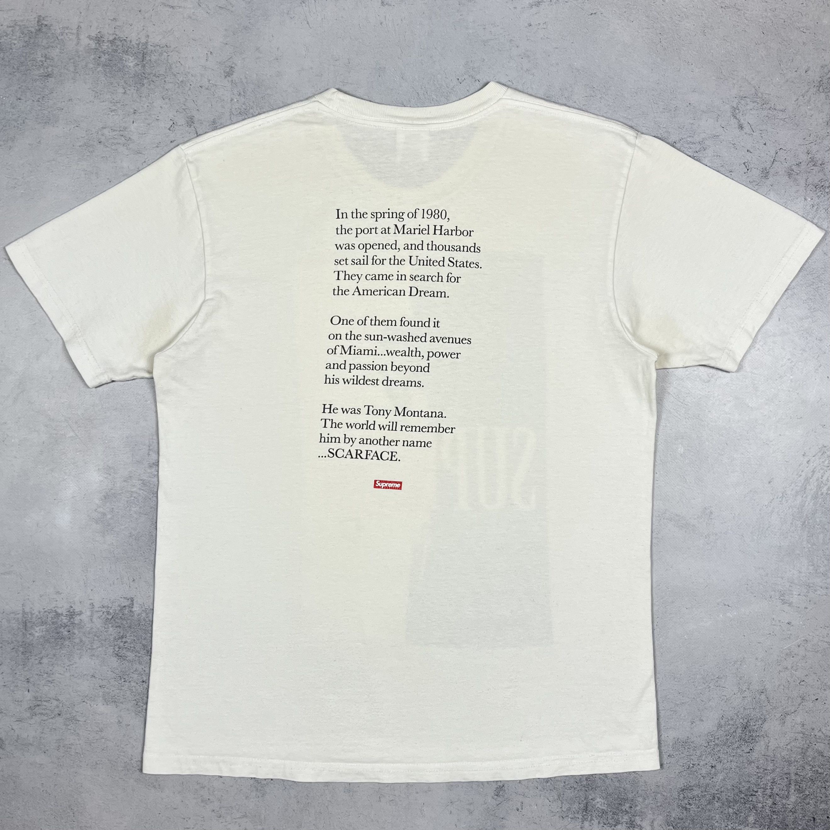 Supreme Supreme ScarFace Split Big Logo T Shirt Size US M / EU 48-50 / 2 - 17 Thumbnail