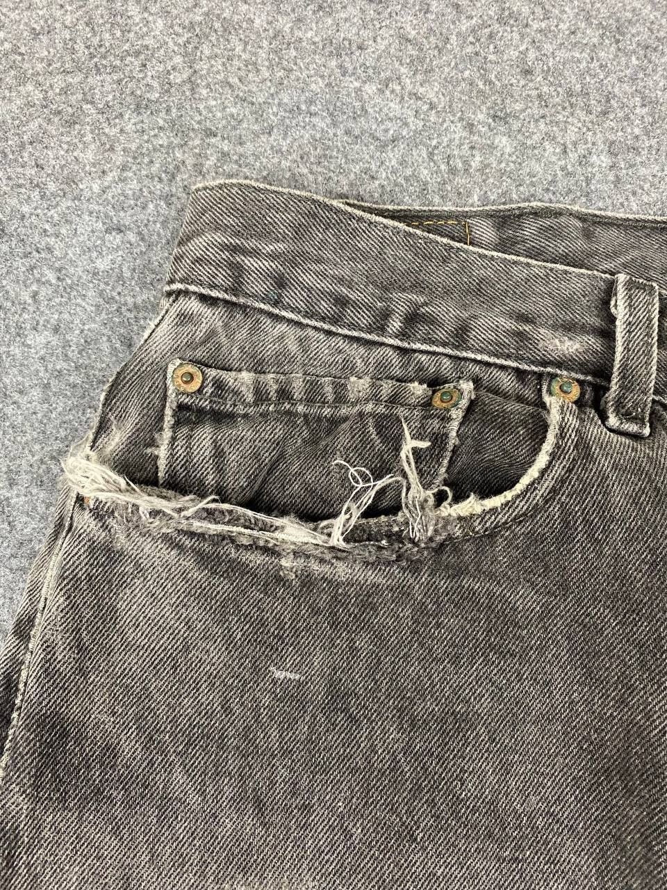 Levi's vintage levis 505 regular fit distressed denim nice design Size US 38 / EU 54 - 9 Thumbnail