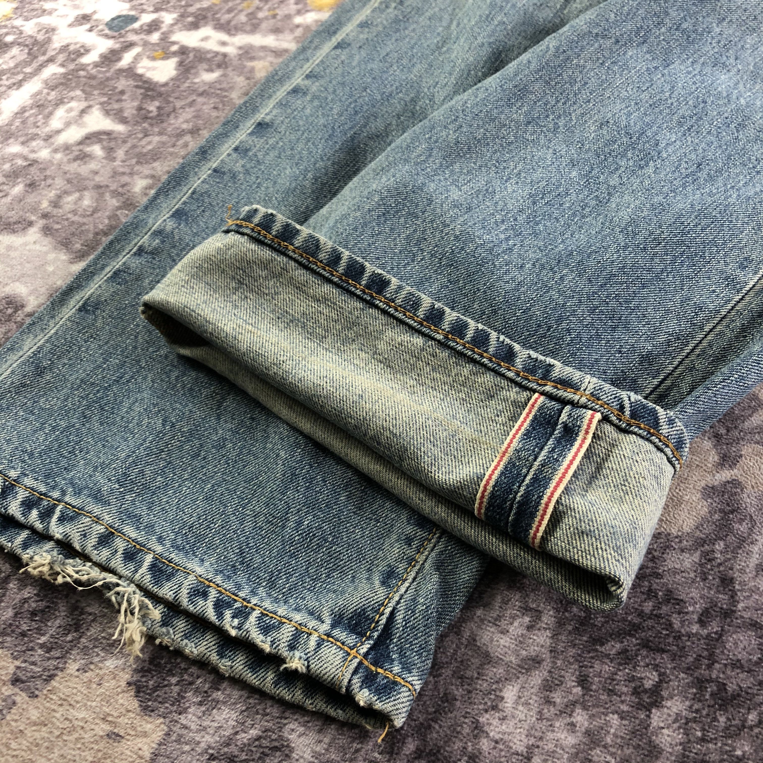 Edwin × Vintage Vintage Edwin 505 Selvedge Jeans-JM3697 Size 29" - 6 Thumbnail