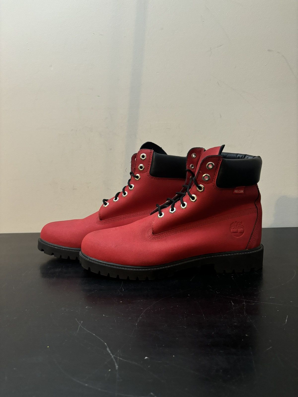 Timberland Timberland 6 Inch Waterproof Heritage Helcor Nubuck Boot Red Size US 10.5 / EU 43-44 - 1 Thumbnail