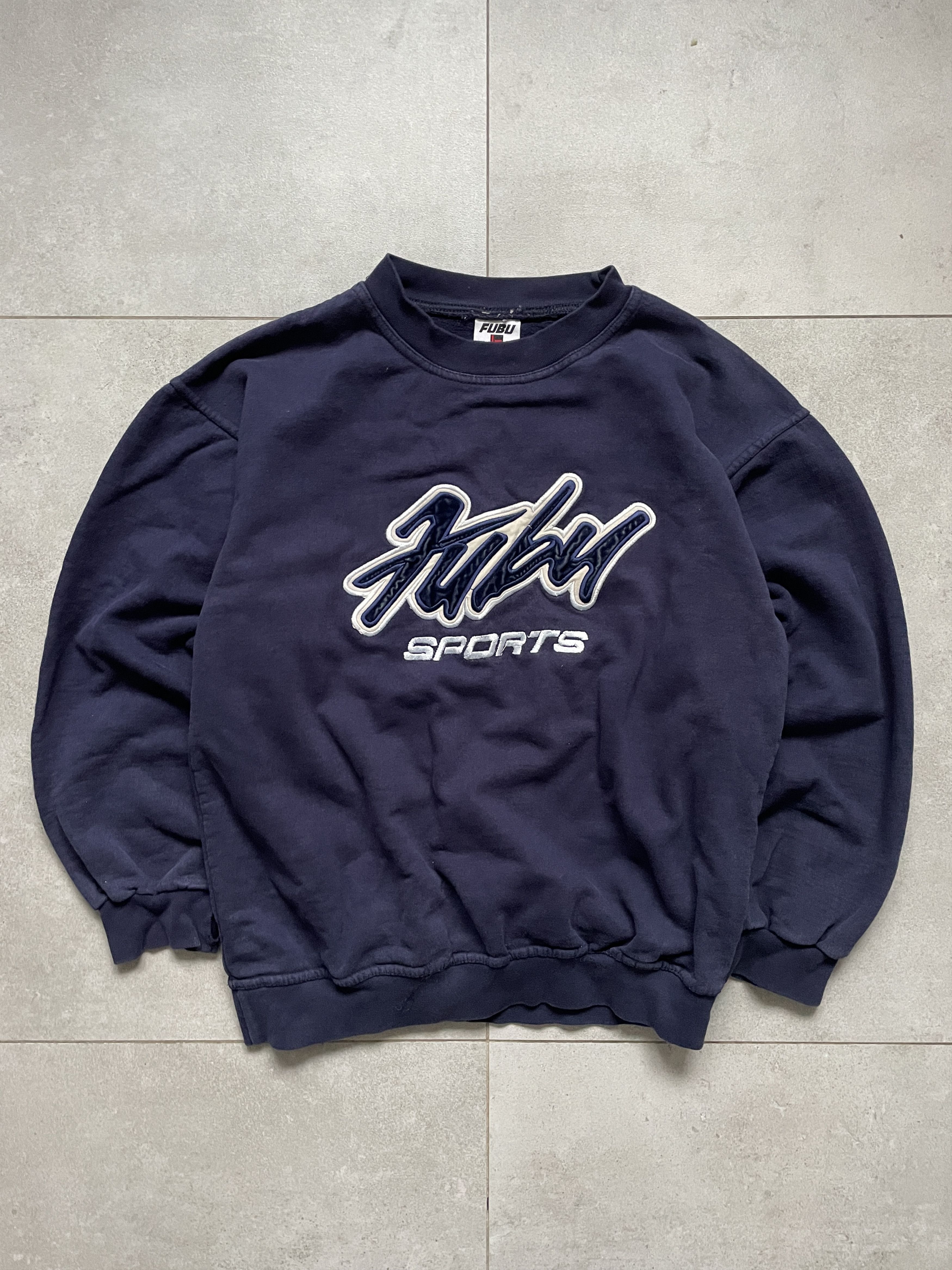 Fubu × Vintage VINTAGE NAVY BOXY FUBU SPORTS CREWNECK Size US M / EU 48-50 / 2 - 1 Thumbnail