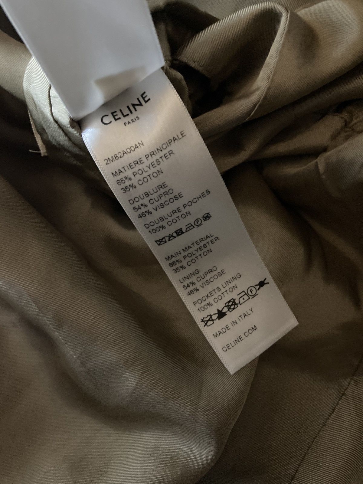 Celine AW23 Celine 44 Mac Coat Raglan Tan Oversized 2023 Hedi Size US S / EU 44-46 / 1 - 6 Thumbnail