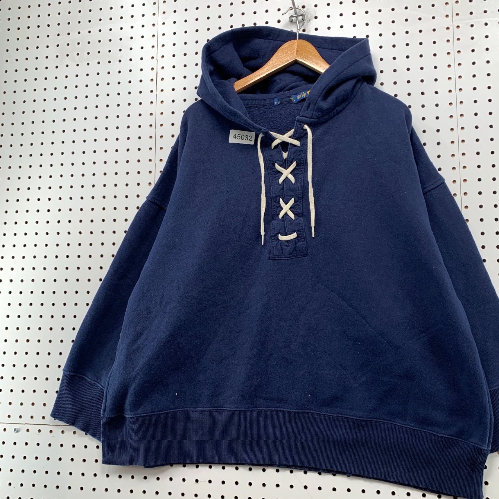 Polo Ralph Lauren Polo Ralph Lauren Sweatshirt Womens XS Hooded Lace Up Side Slit Oversized Size XS / US 0-2 / IT 36-38 - 2 Thumbnail