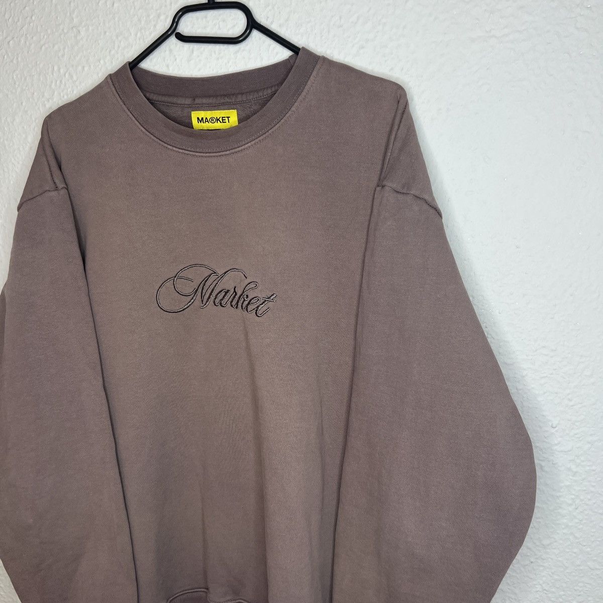 Japanese Brand Market Sweatshirt Crewneck Embroidered Big Logo Brown Drill Size US M / EU 48-50 / 2 - 3 Thumbnail