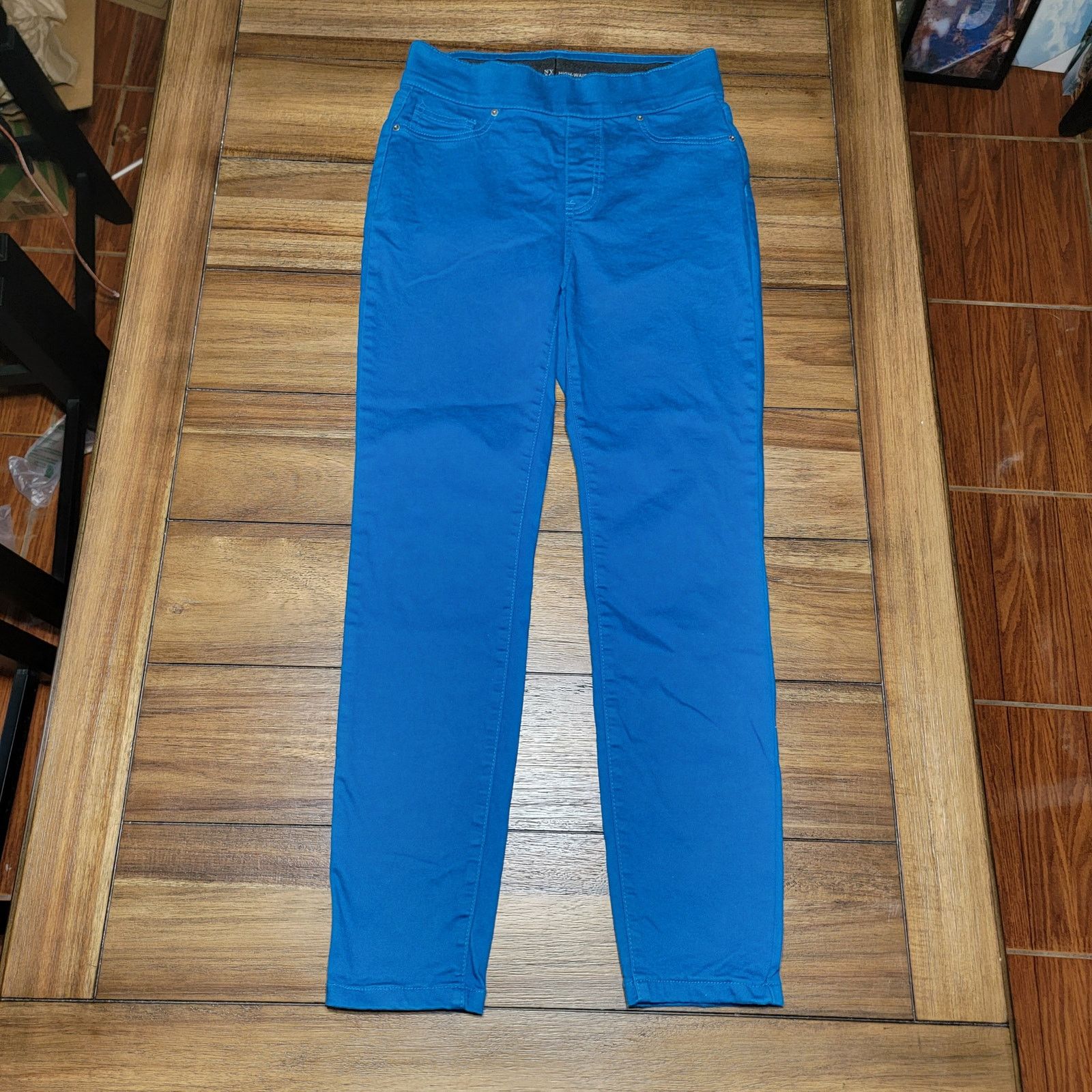 Other NY&C High-Waist Pull-On Leggings w/ Faux Front Pockets - Med Size 28" / US 6 / IT 42 - 1 Thumbnail
