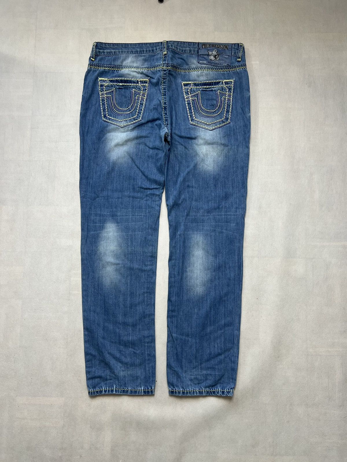 True Religion Baggy Pants True Religion hip hop drip blue jeans y2k Size US 40 / EU 56 - 1 Thumbnail