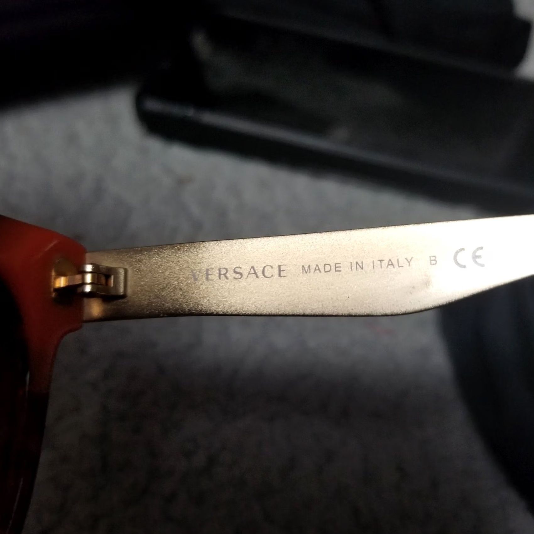 Versace Versace Sunglasses VE 4338 Brown Tortoise Shell Gold Toned Orange End Womens Cat Eye Size ONE SIZE - 7 Thumbnail