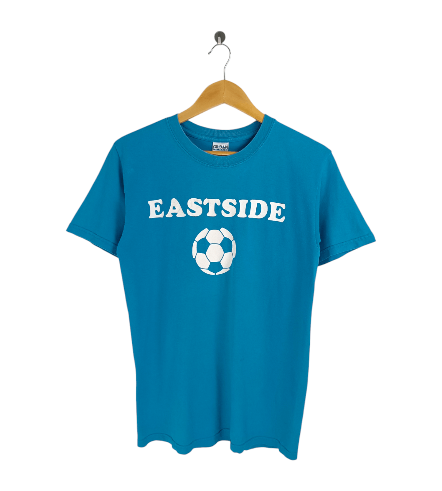 Vintage VINTAGE 2000s EASTSIDE FOOTBALL SOCCER TEE WISDOM POEM QUOTE Size US S / EU 44-46 / 1 - 2 Thumbnail