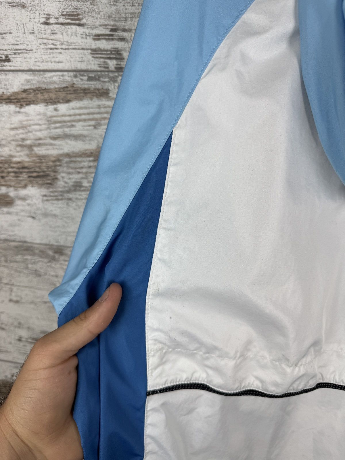 Nike × Vintage Mens Vintage Nike nylon track jacket swoosh Olympic y2k rare Size US S / EU 44-46 / 1 - 17 Thumbnail