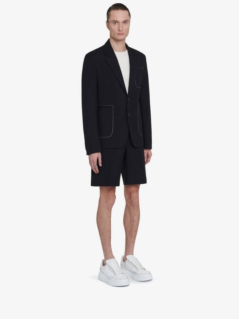 Alexander McQueen o1w1db10725 Tailored Shorts in Black Size US 30 / EU 46 - 3 Thumbnail