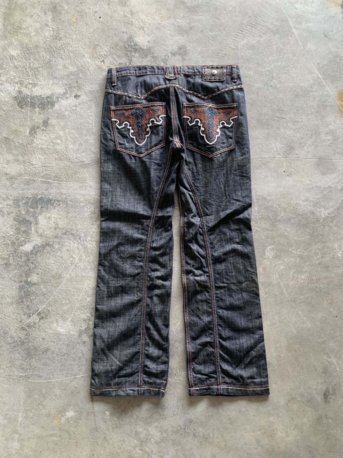 Antik Denim × Ksubi × Le Grande Bleu (L.G.B.) y2k antik denim western style cowboy with dope stitching Size US 36 / EU 52 - 2 Thumbnail