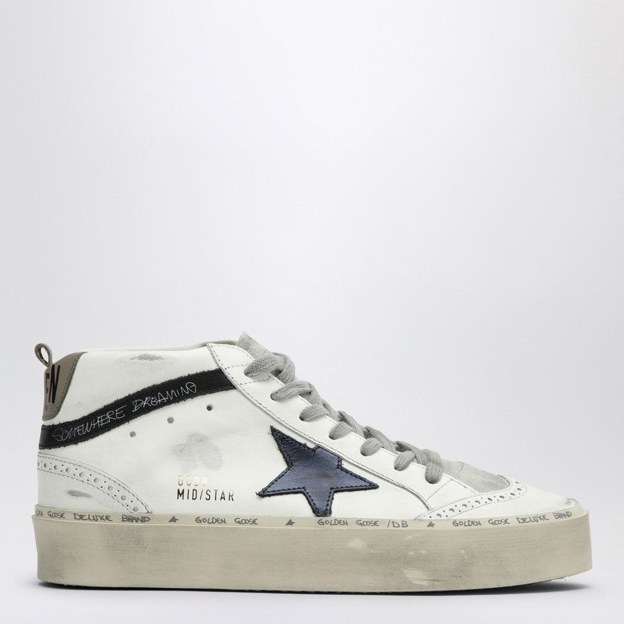 Golden Goose o1d2blof0824 Mid Star Trainer in White Size US 9 / IT 39 - 1 Thumbnail