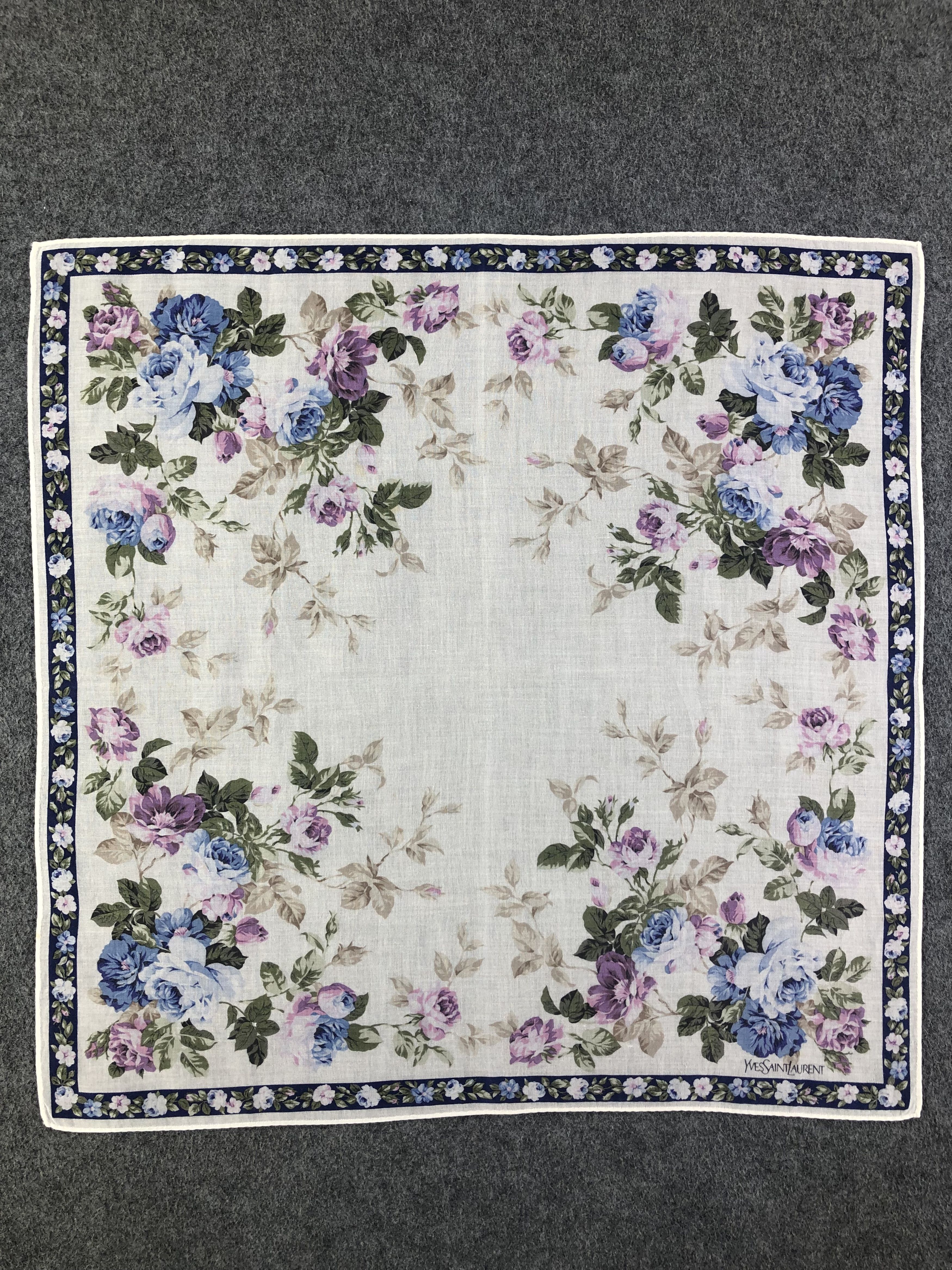 Yves Saint Laurent Yves Saint Laurent Handkerchief / Bandana / Neckerchief Size ONE SIZE - 3 Thumbnail