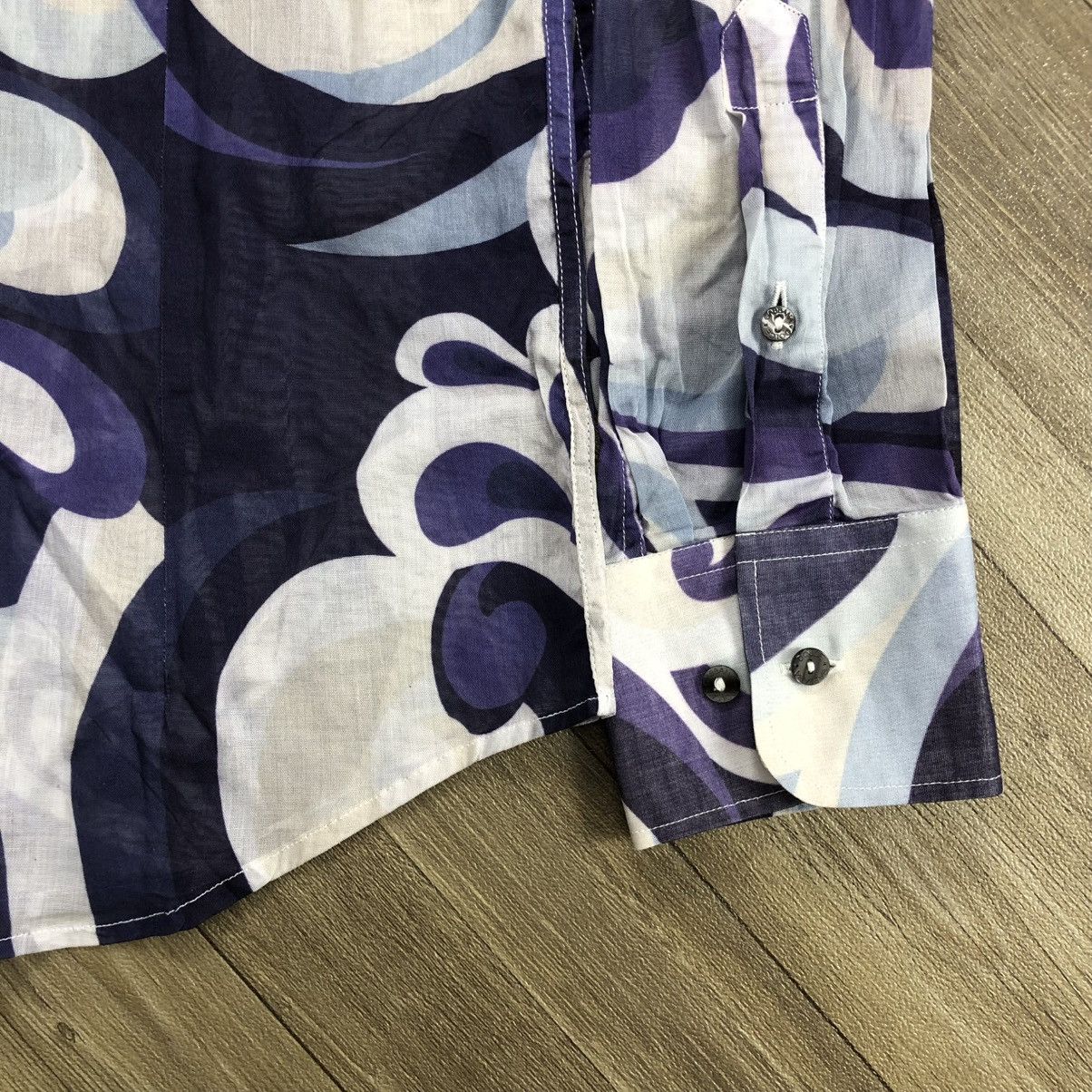 Dolce & Gabbana × Vintage Vintage Dolce & Cabbana Martini Silk Abstract Button Up Size M / US 6-8 / IT 42-44 - 10 Thumbnail