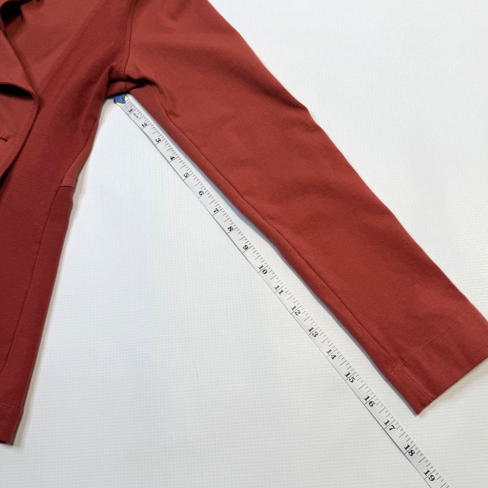 Hard Tail Hard Tail Forever Jacket Womens Small Orange Draped Button Front Made USA Size S / US 4 / IT 40 - 6 Thumbnail
