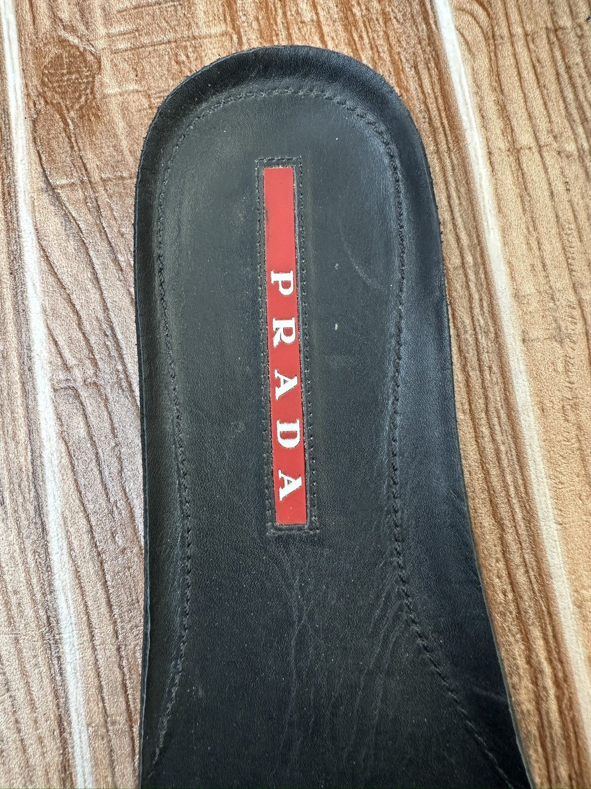 Prada Prada Americas Cup Velcro Straps Red Tab Leather Sneaks Size US 7.5 / EU 40-41 - 15 Thumbnail