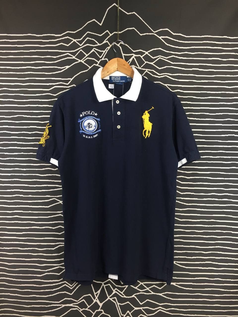 image of Archival Clothing x Polo Ralph Lauren VTG Polo Ralph Laurent Country Riders & Jockey Club Polo Tee 
