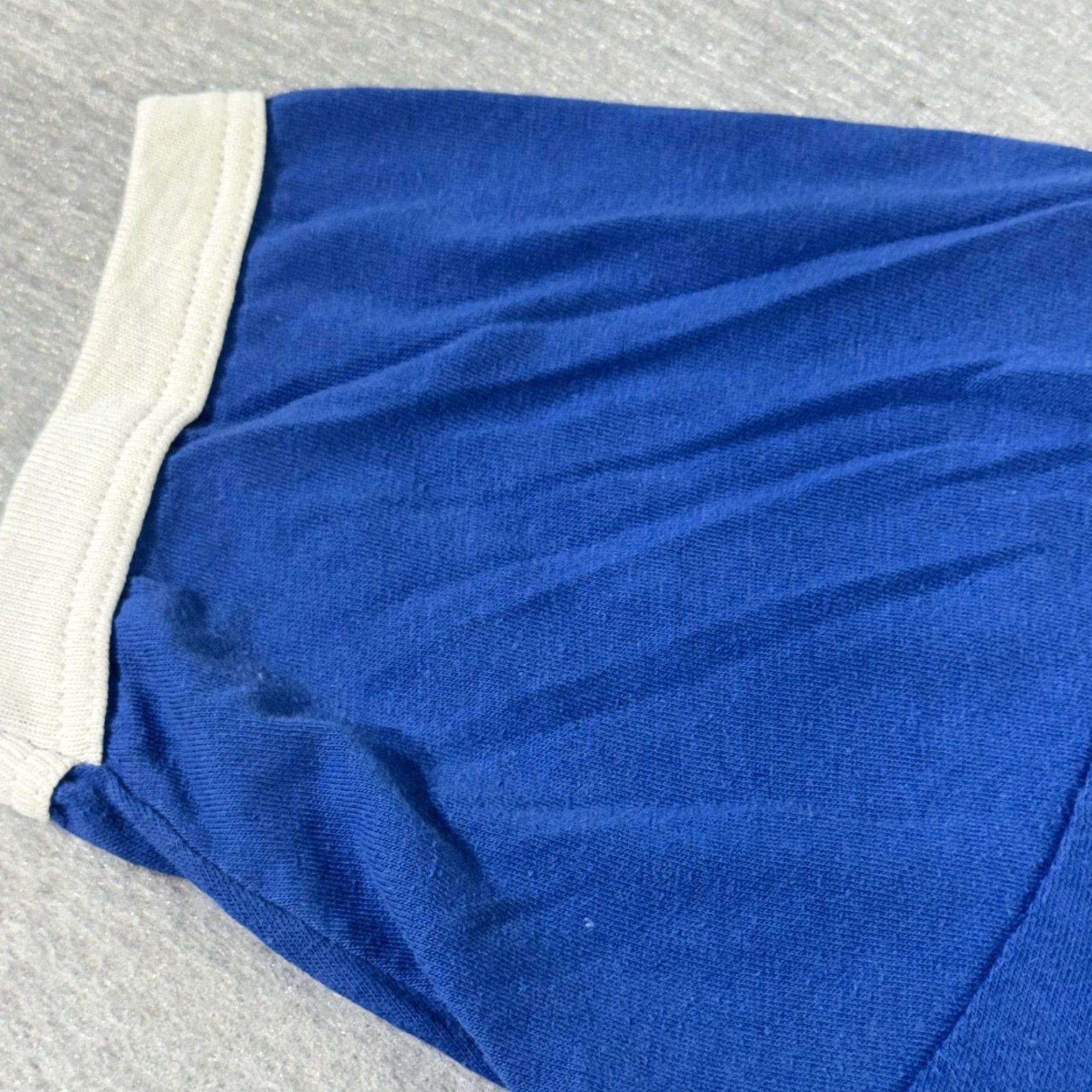Velva Sheen VINTAGE Illinois College Shirt Mens Large Blue White Velva Sheen Ringer 80s Tee Size US L / EU 52-54 / 3 - 5 Thumbnail