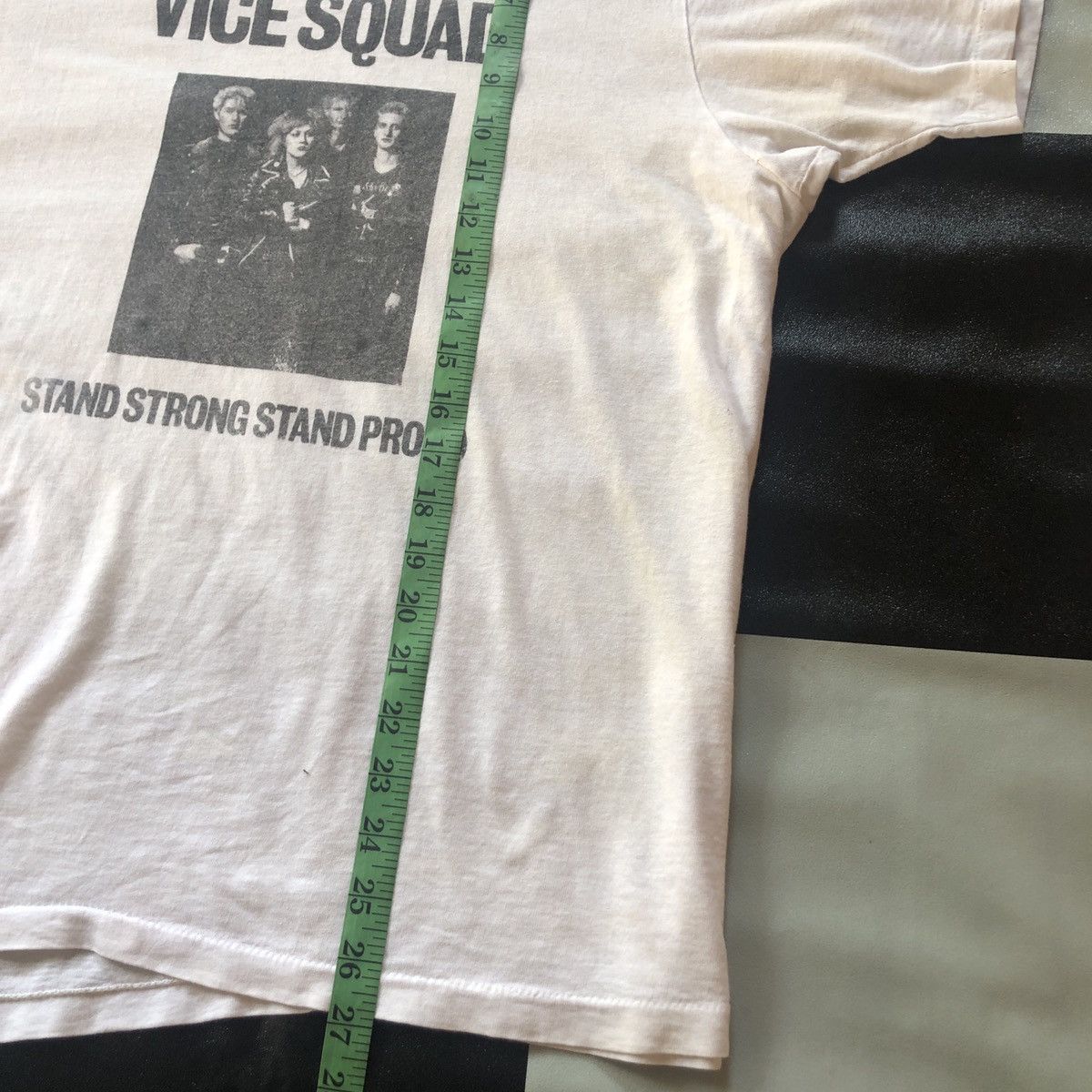 Band Tees × Hanes × Vintage Vintage English Punk Rock Band Vice Squad Tee Shirt Size US M / EU 48-50 / 2 - 7 Thumbnail