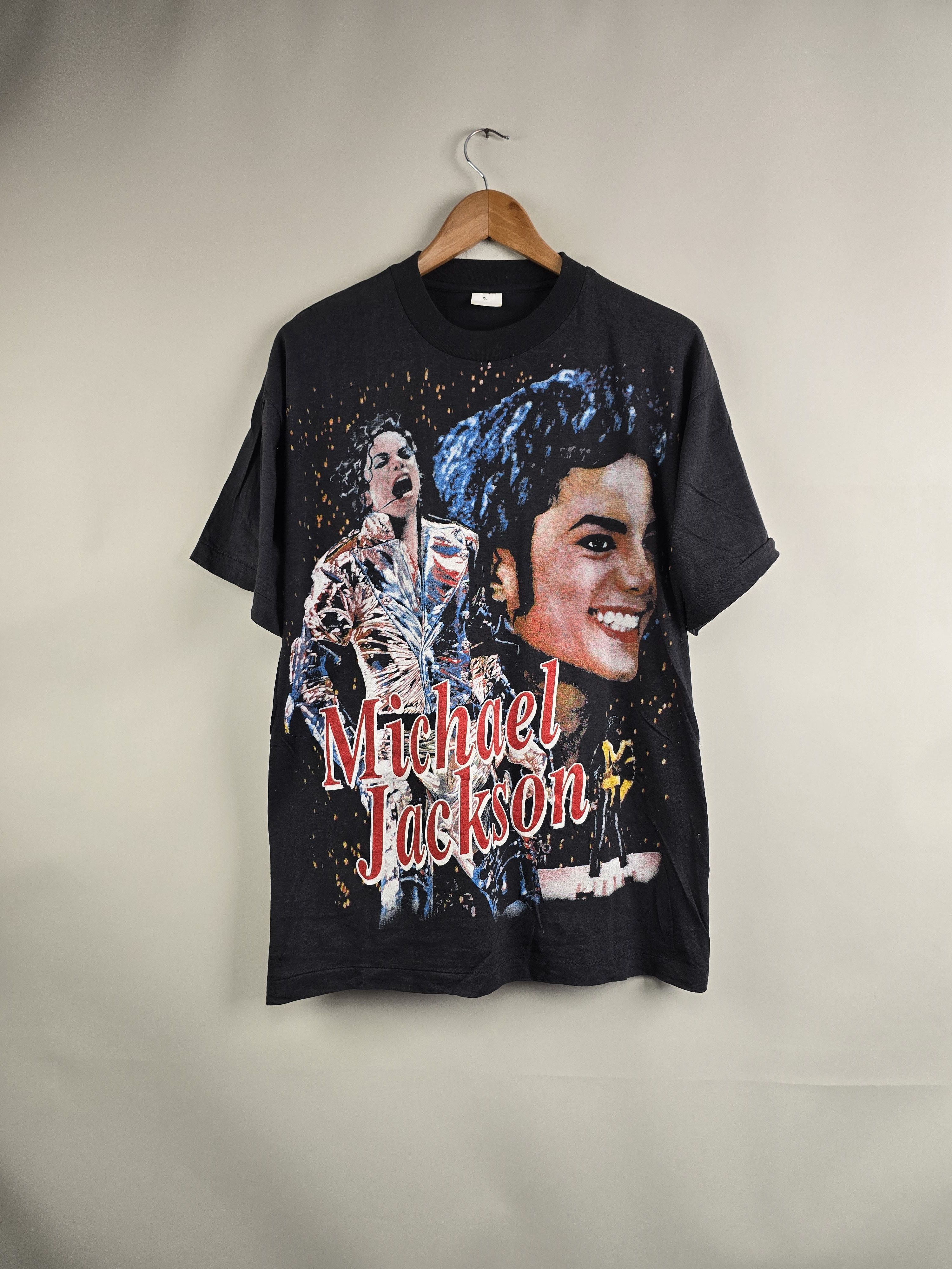 Band Tees × Michael Jackson × Vintage 90s Michael Jackson Dangerous XL 22" 27.5" DM Size US XL / EU 56 / 4 - 2 Thumbnail