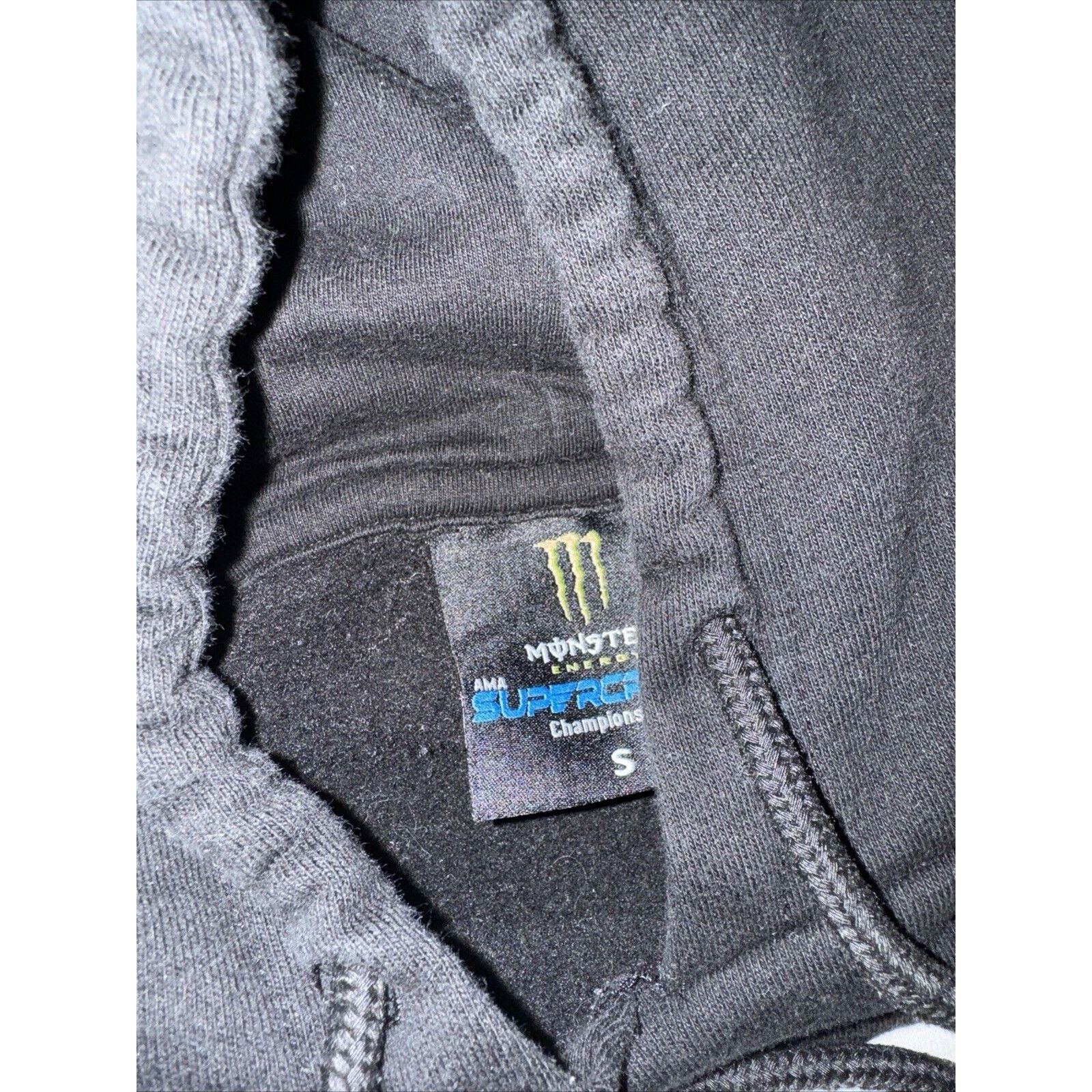 Oakley × Vintage Monster Energy Supercross Hoodie Black S Oakley 20x23 Size US S / EU 44-46 / 1 - 5 Thumbnail
