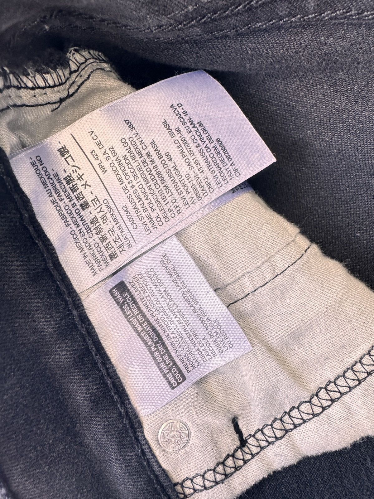Levi's × Levi's Vintage Clothing Levi’s 511 Slim Fit Black Denim – Everyday Essential Size US 29 - 4 Thumbnail