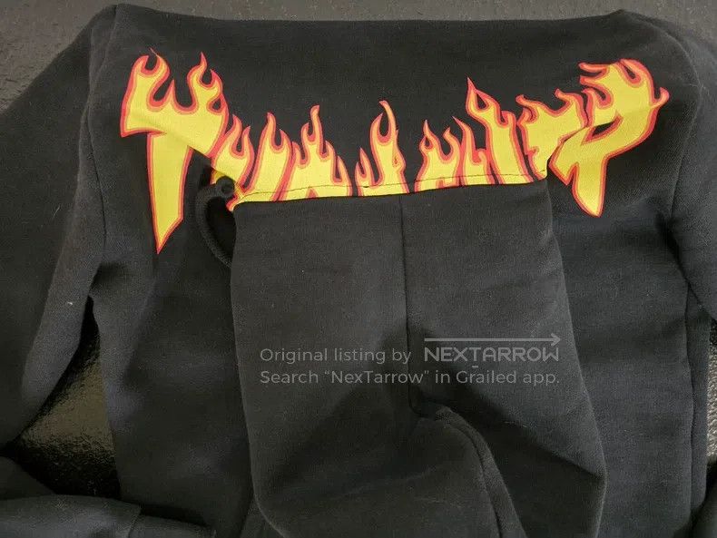 Vetements Vetements Classic Flame Letter Hooded Sweatshirt Size US XS / EU 42 / 0 - 2 Thumbnail