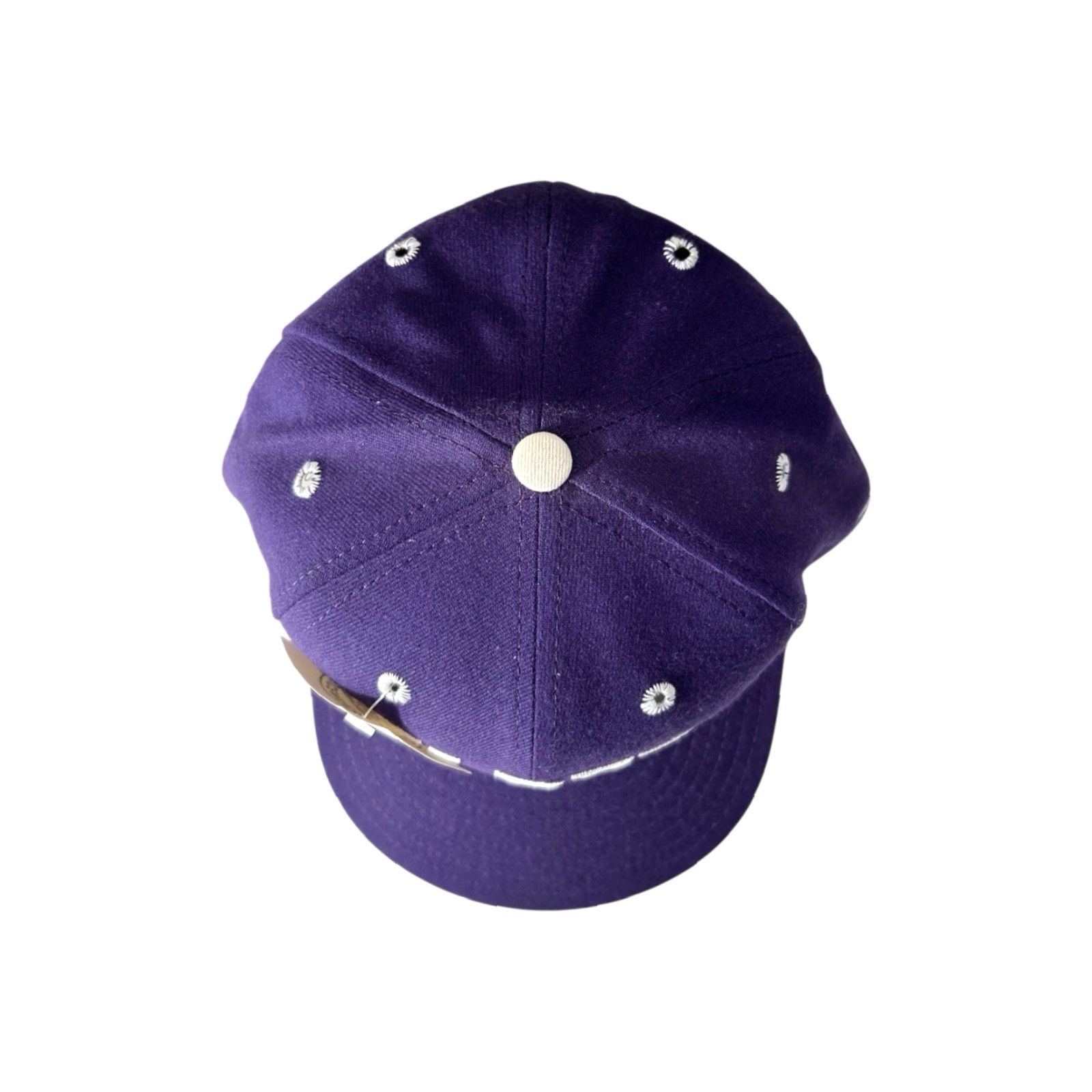 New Era vintage New Era fitted hat 7 1/8 purple USA Wool Blend NWT deadstock 00s embroidered logos Mens Hats Size ONE SIZE - 7 Thumbnail