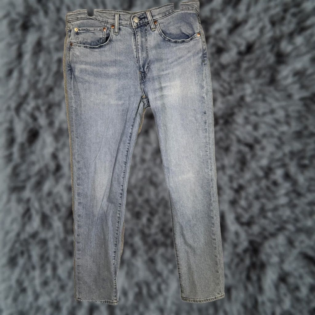 Levi's VINTAGE Levis 511 Jeans Mens 32x30 Slim Fit Tapered Stretch Light Wash Denim Zip Fly Size US 32 / EU 48 - 1 Thumbnail