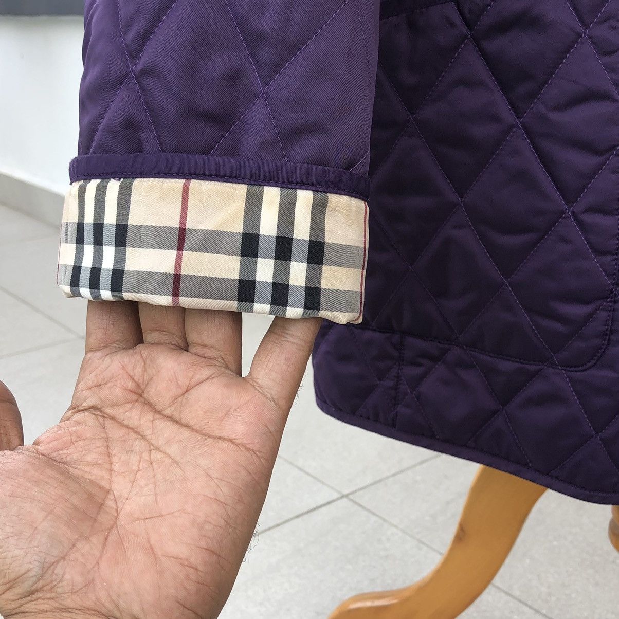 Burberry Burberry London Diamond Quilted Lined Novacheck Jacket Size M / US 6-8 / IT 42-44 - 10 Thumbnail