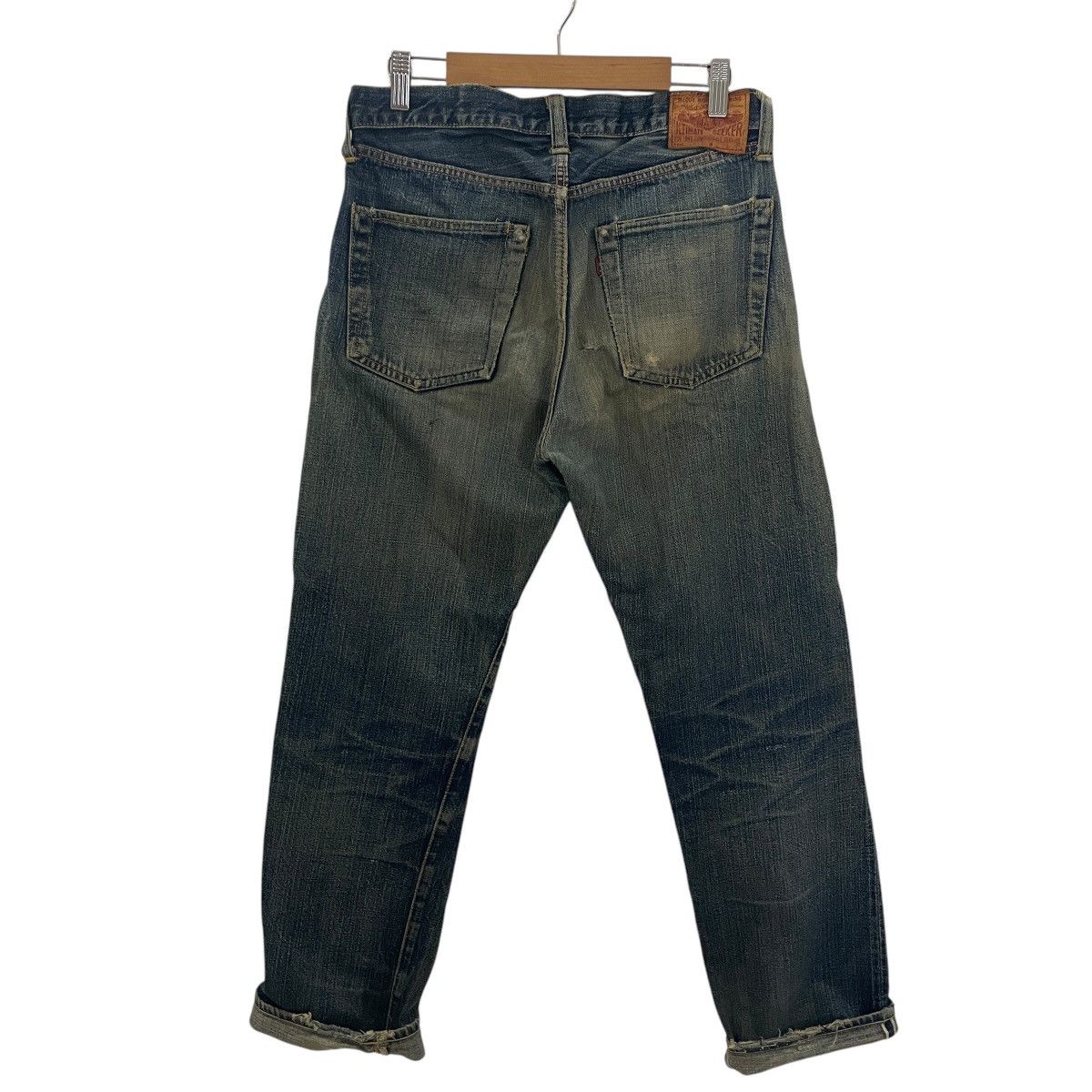 The Real McCoy's Vintage Mccoy Work Clothing Distressed Selvedge Denim Size US 31 - 7 Thumbnail