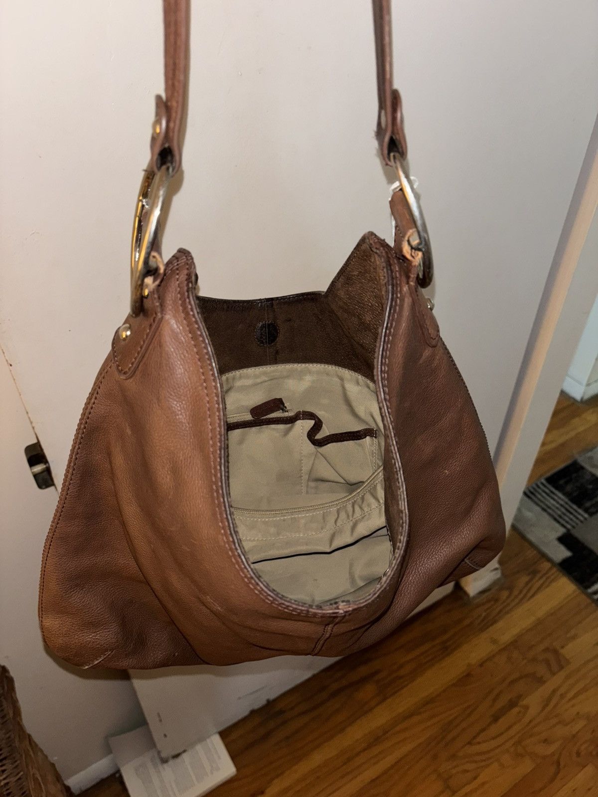 Alfani Brown Alfani Shoulder Bag Size ONE SIZE - 8 Thumbnail