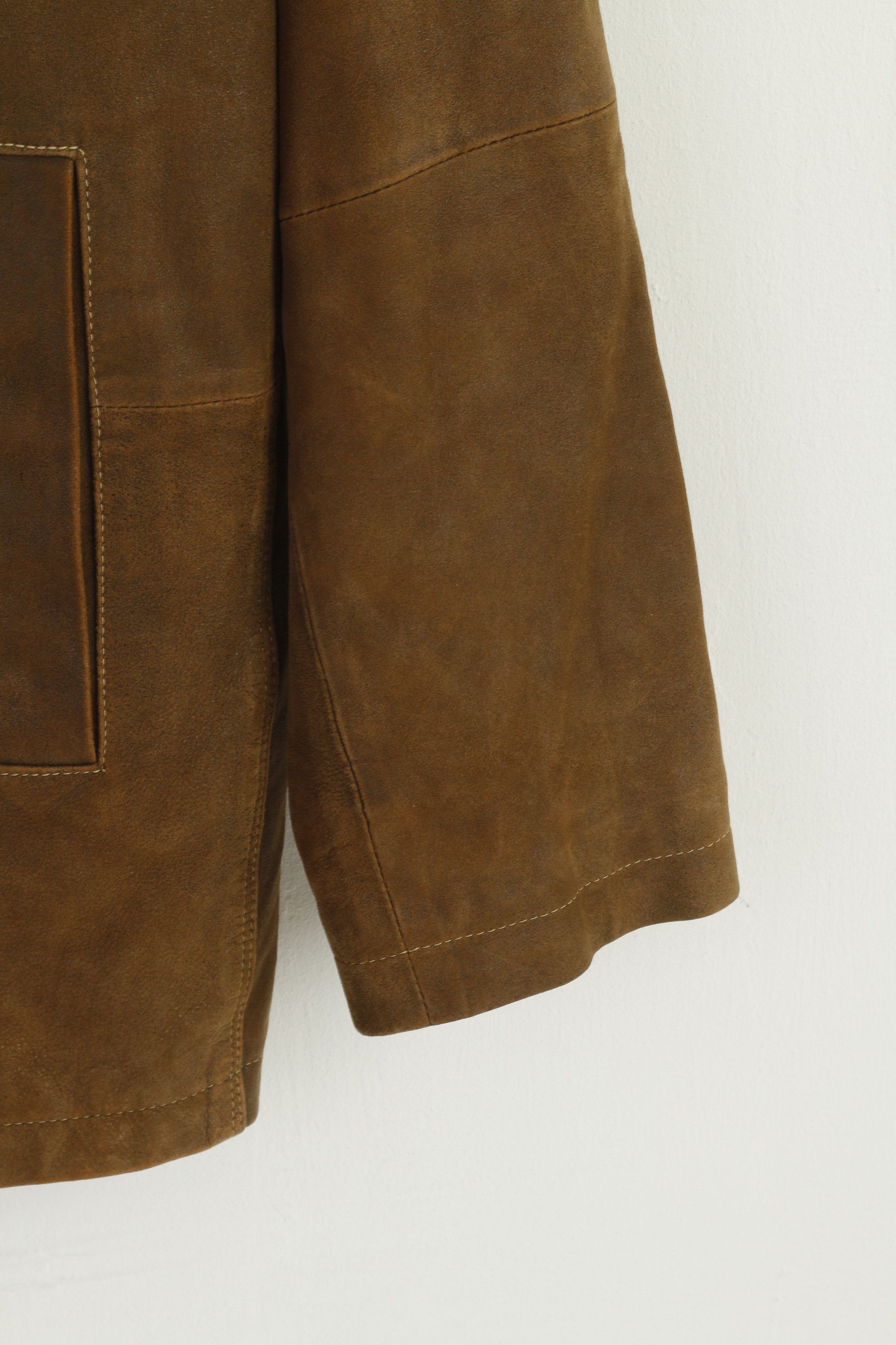 Milestone Milestone Men 50 M Jacket Brown Goat Leather 9698 Size US M / EU 48-50 / 2 - 7 Thumbnail