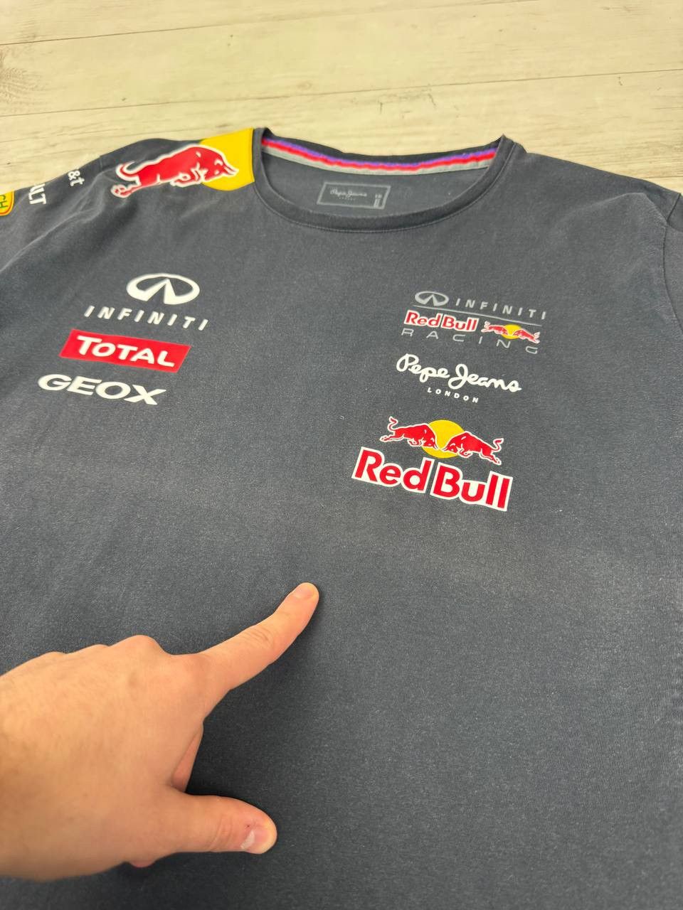 Pepe Jeans Infinity Red Bull Racing Pepe Jeans T- Shirt F1 Size US XL / EU 56 / 4 - 11 Thumbnail