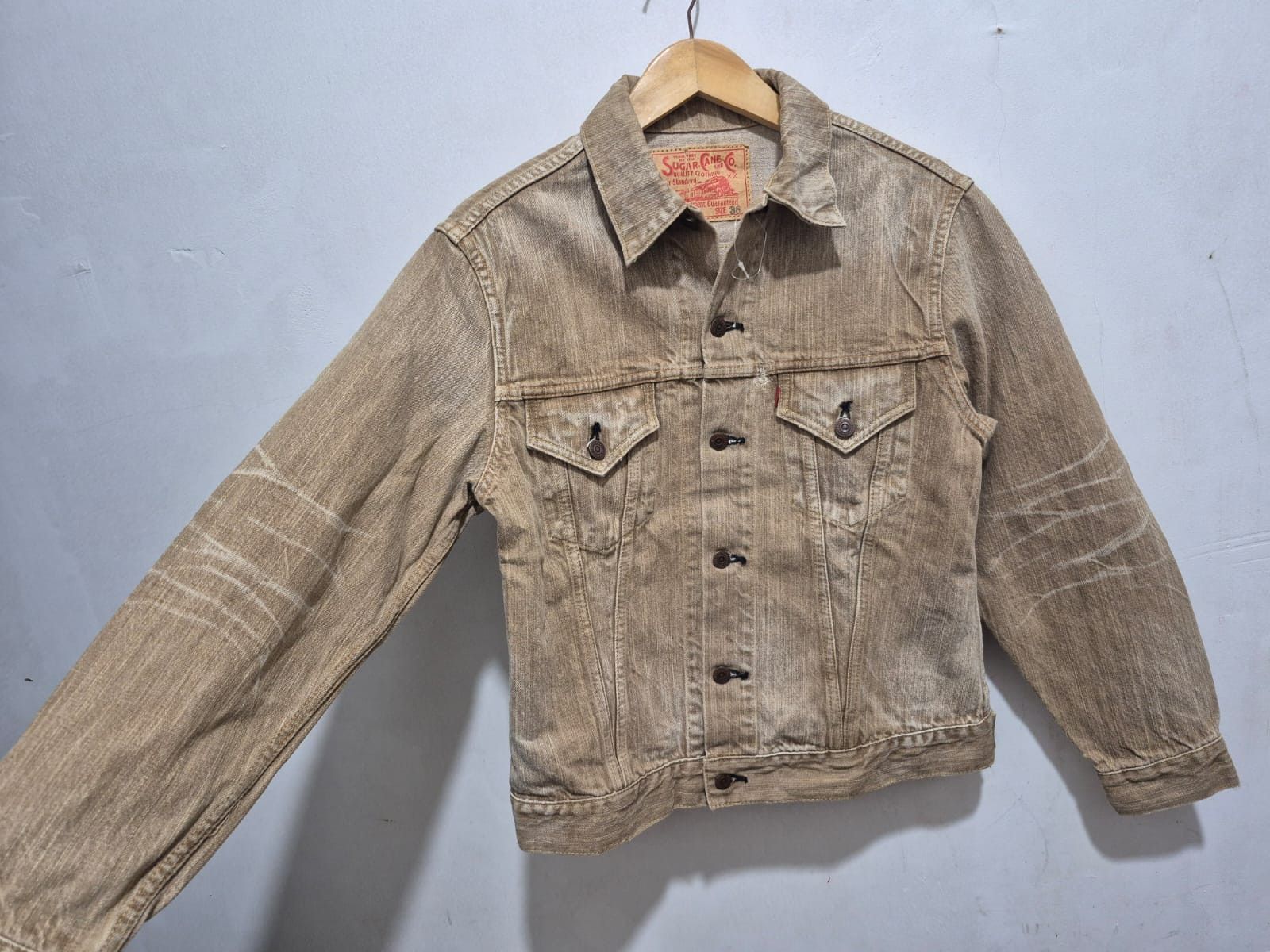 Sugar Cane Fit S to M, Sugarcane Trucker Jacket Size US M / EU 48-50 / 2 - 4 Thumbnail