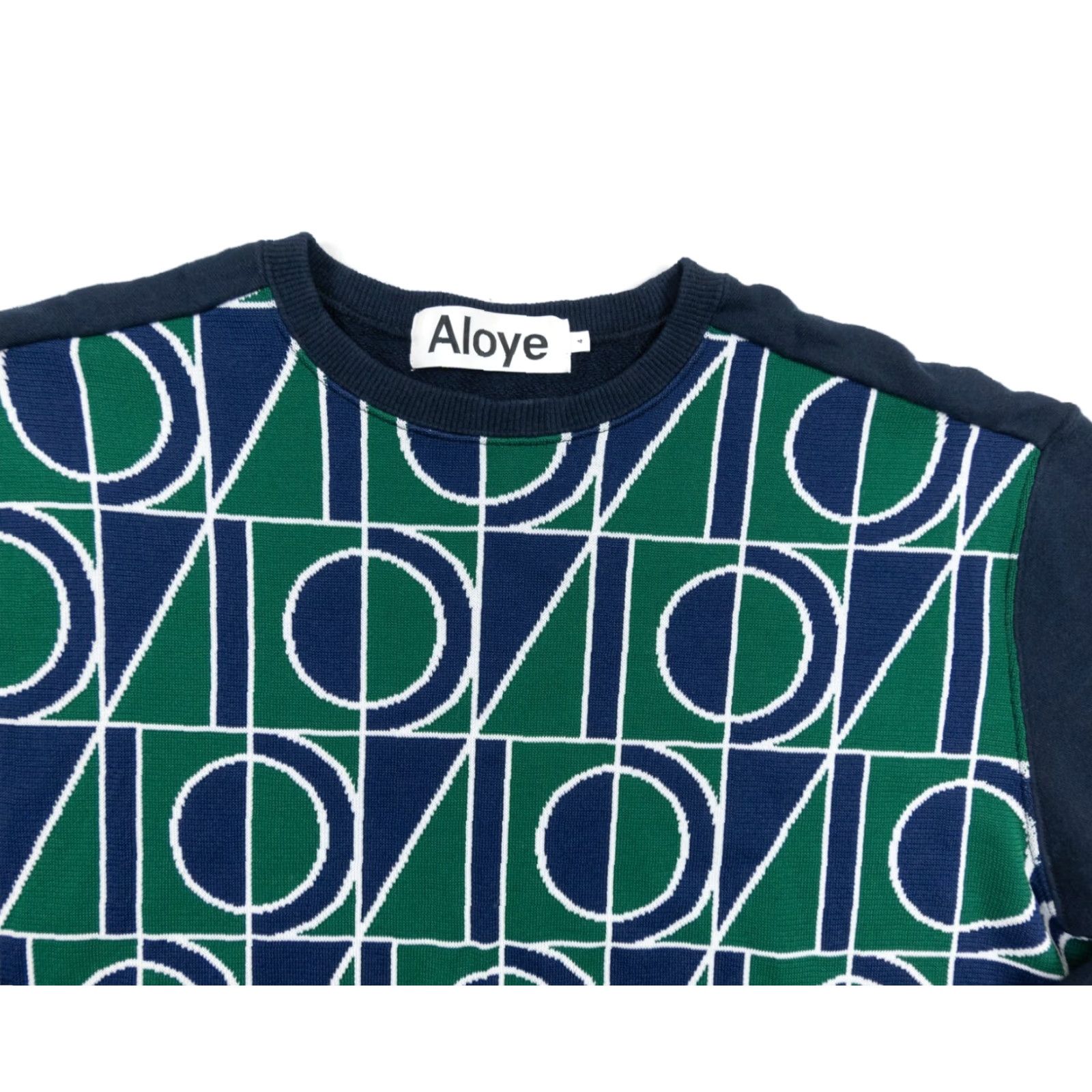 Vintage Aloye Mens Sweater XLarge Blue Knit Pullover Crewneck Cotton Japan Made Adult Size 4 Size US S / EU 44-46 / 1 - 2 Thumbnail