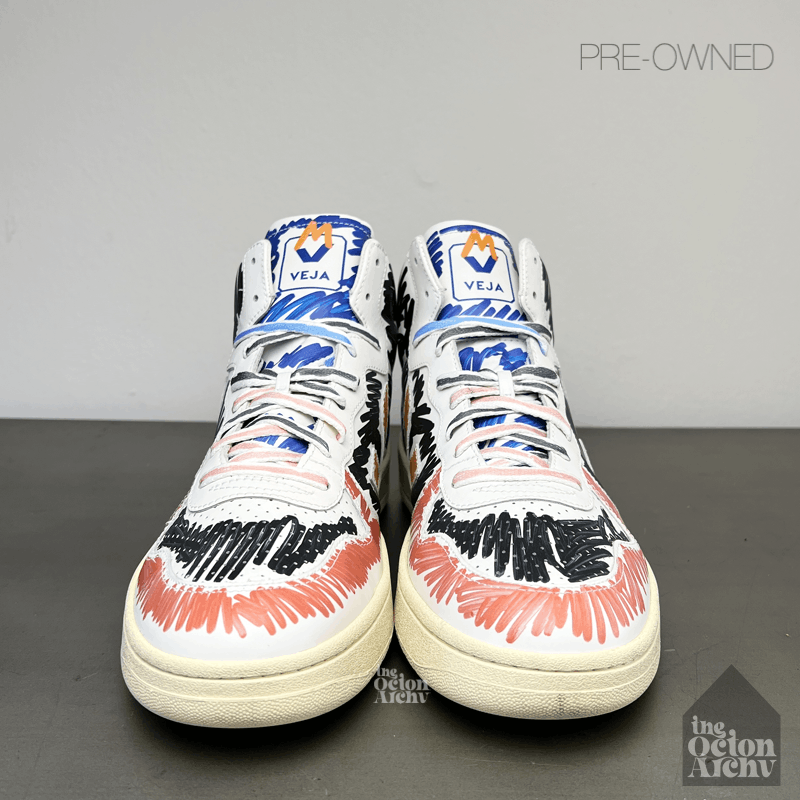 Marni × Veja Marni x Veja V1-15 High Multicolor Scribble VQ0202884B Size US 11.5 / EU 44-45 - 3 Thumbnail