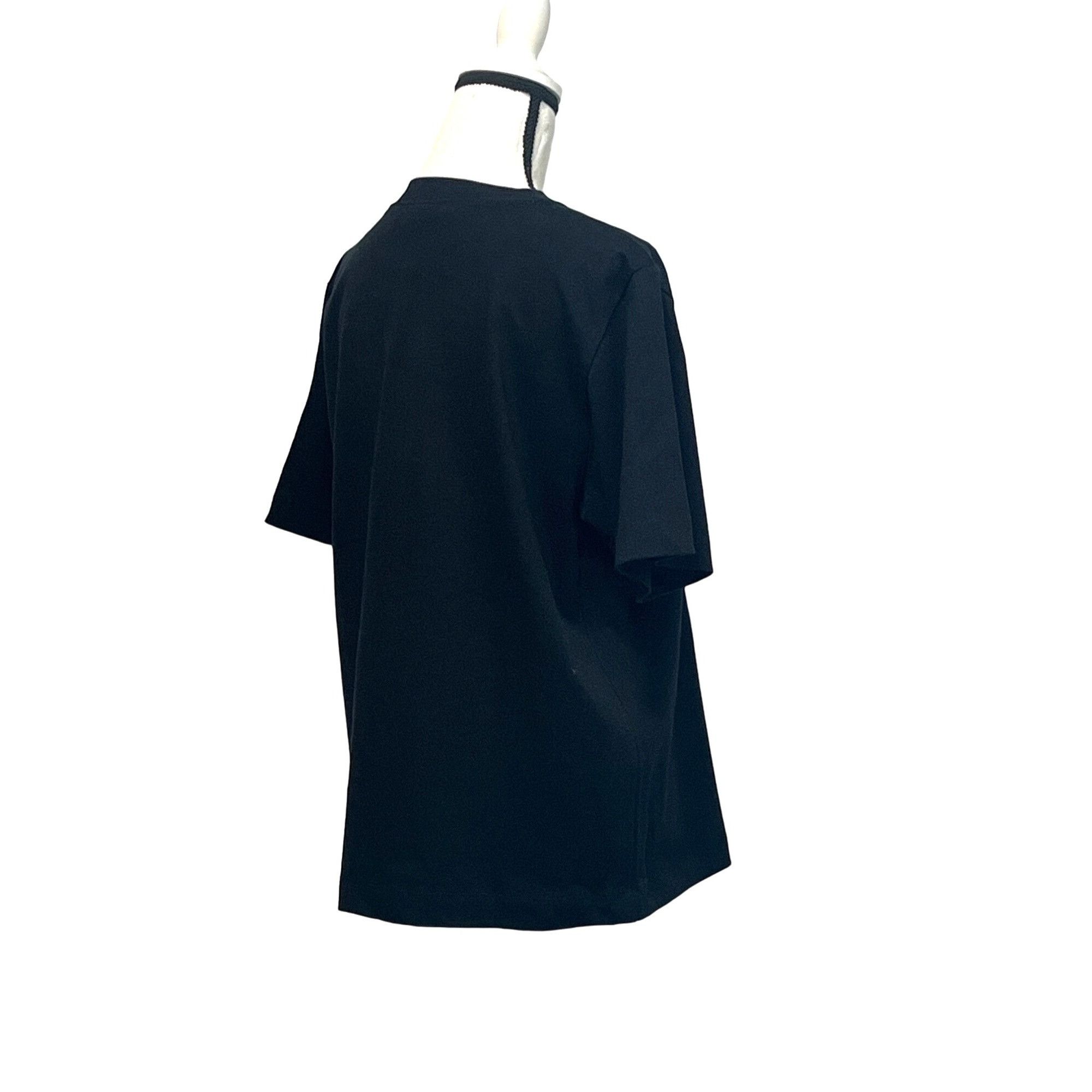 Topshop Topshop Women’s Oversized Crew Neck T-shirt, Black, Sz. S (4 Size S / US 4 / IT 40 - 2 Thumbnail