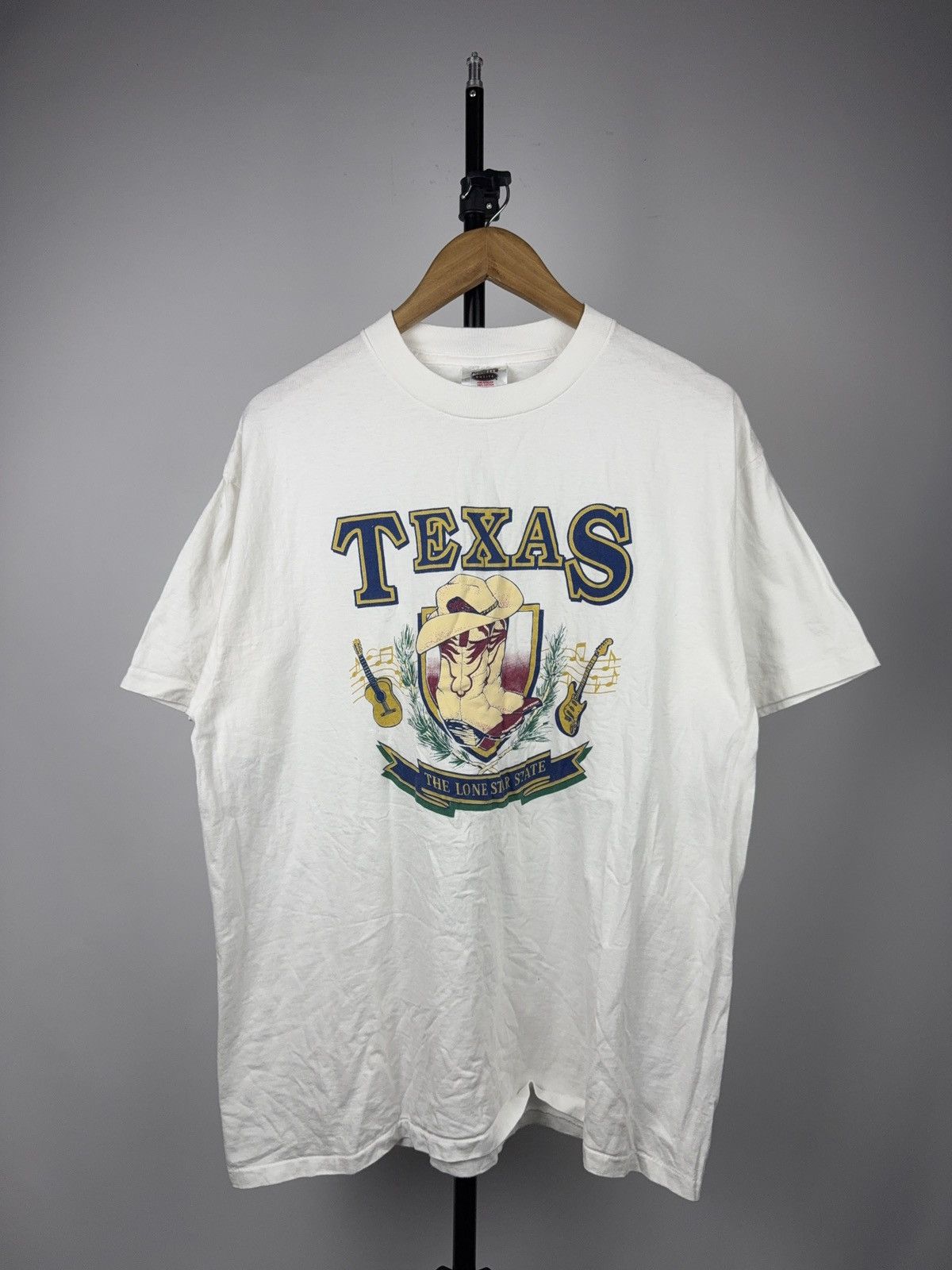 Vintage Vintage Retro Western 90s Texas Lone Star State T-Shirt USA Size US XL / EU 56 / 4 - 1 Thumbnail