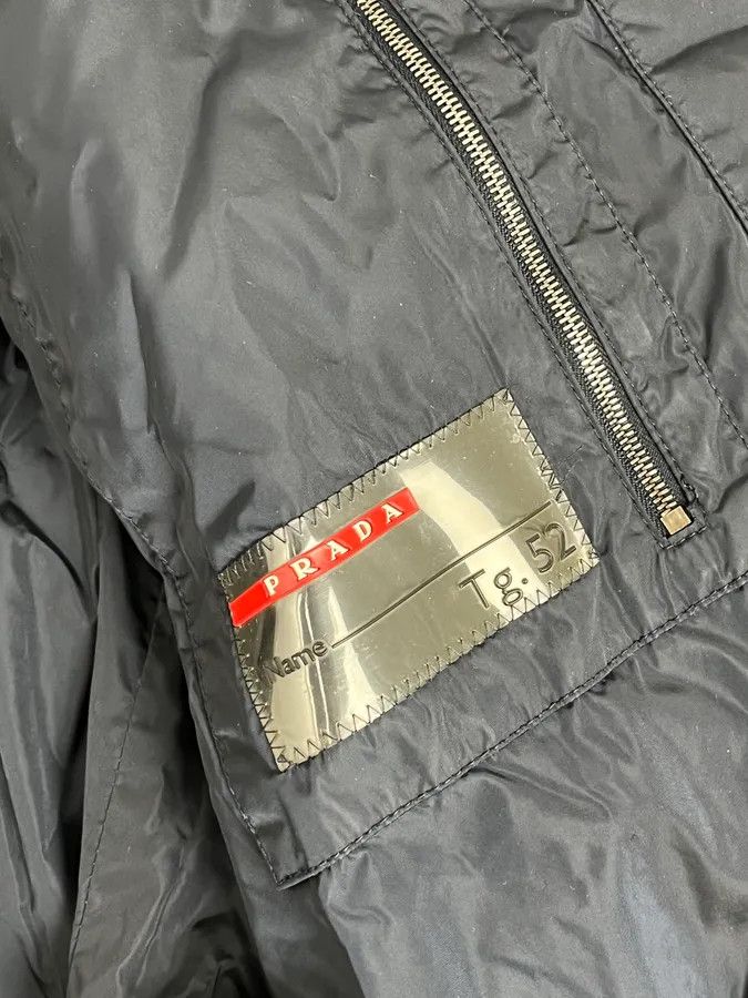Prada AW2006 Prada Navy Fur Collar Heavy Puffer Jacket Size US L / EU 52-54 / 3 - 11 Thumbnail
