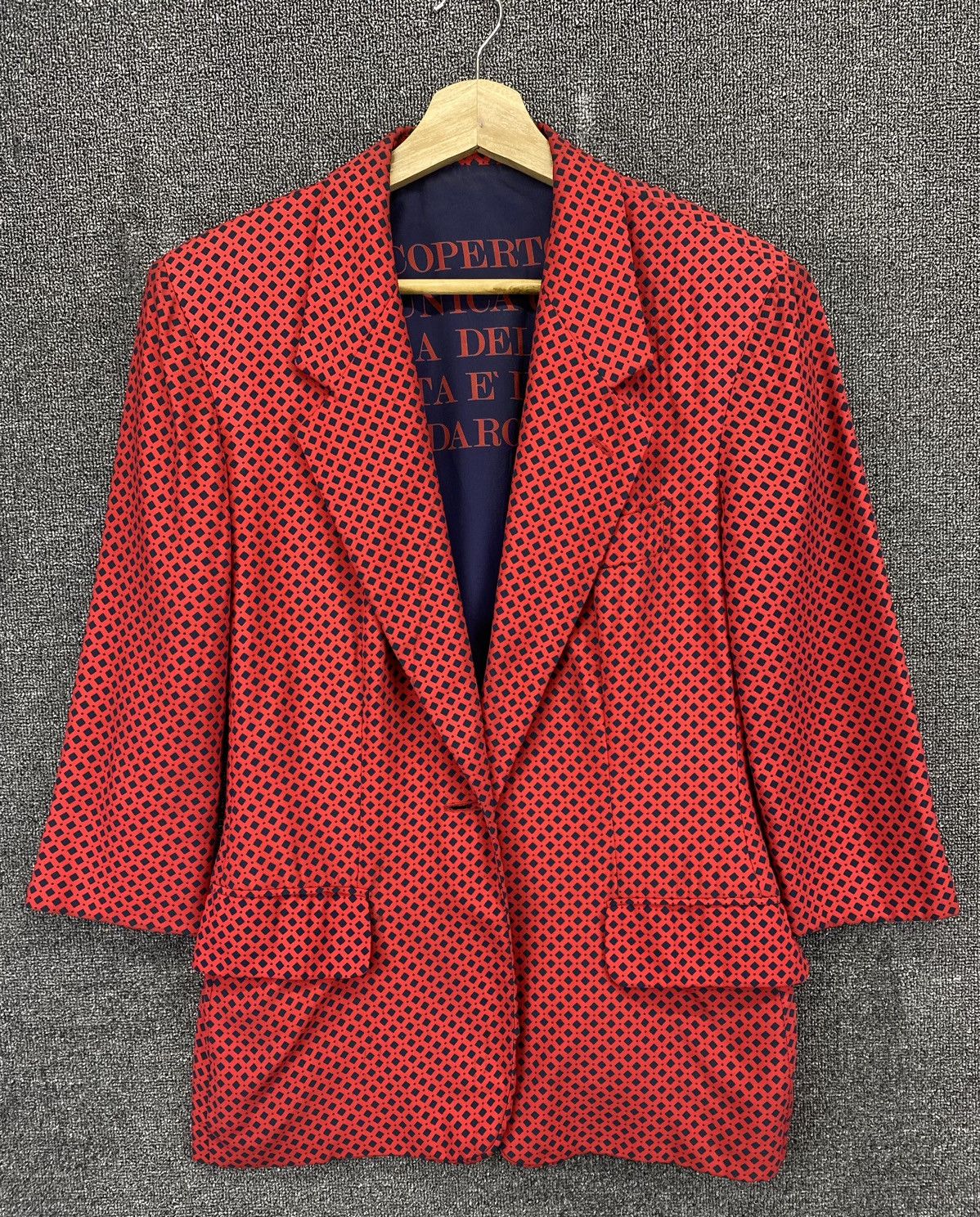 image of Italian Designers x Moschino Vintage Moschino Couture Blazer Coat Jacket in Red, Women's (Size XS)