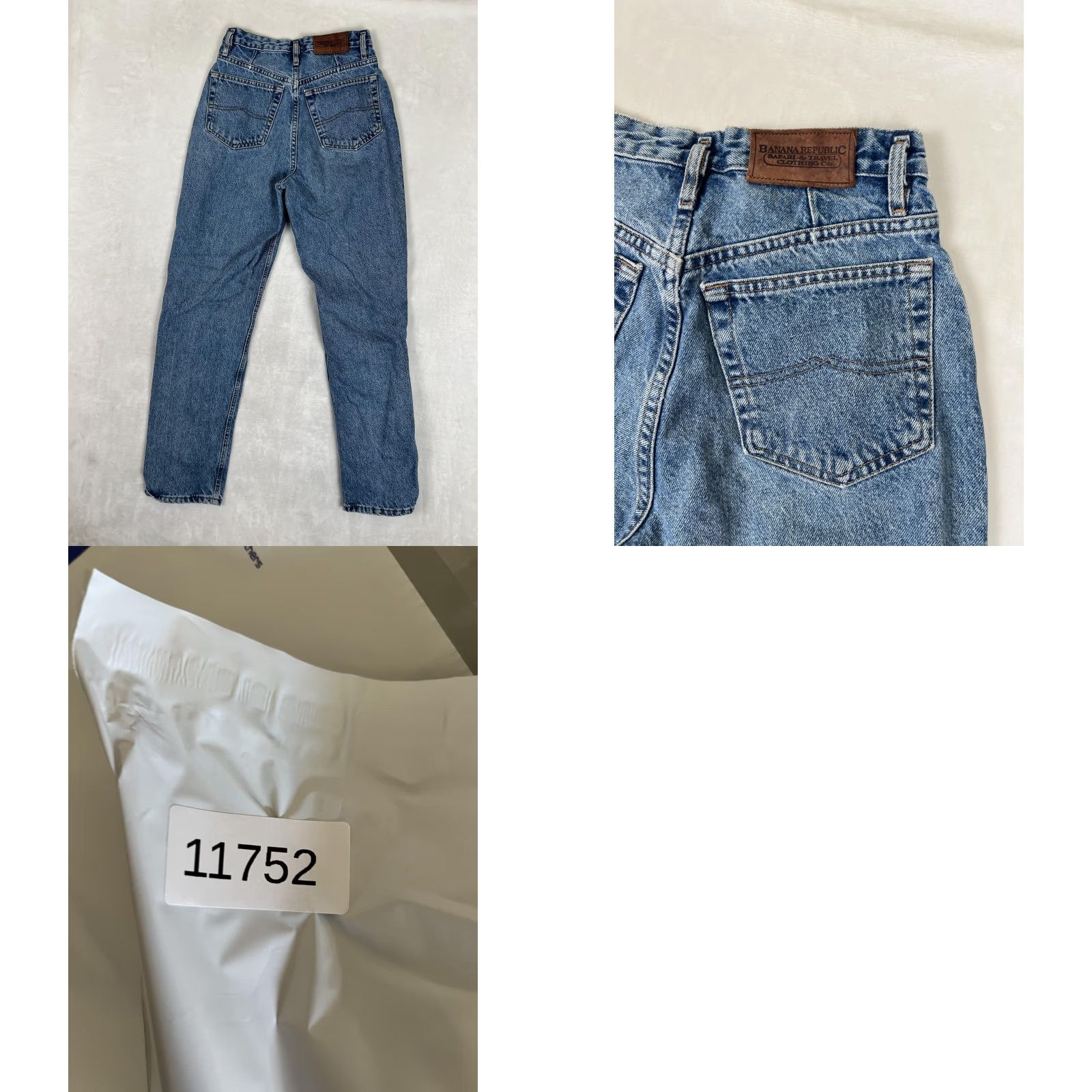 Banana Republic VINTAGE Banana Republic Jeans Womens 6 Blue Med Wash High Waist Mom USA Jeans Womens 6 Blue Med Wash High Rise Regular Fit Five-Pocket Design Denim Size 28" / US 6 / IT 42 - 8 Thumbnail