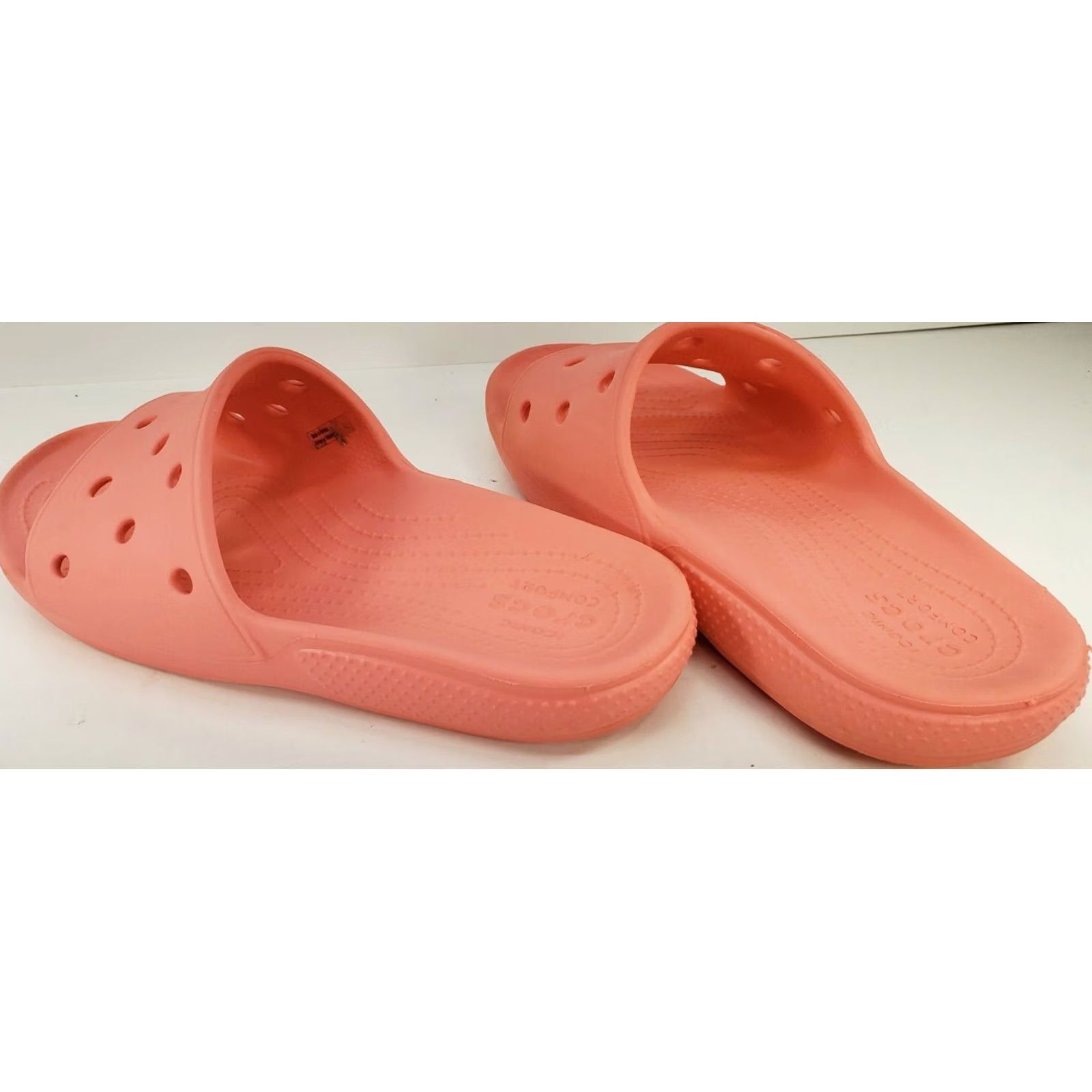 Crocs Crocs Coast Slide Slip On Sandals Women's Size 9M Pink Peach Size US 9 / IT 39 - 4 Thumbnail