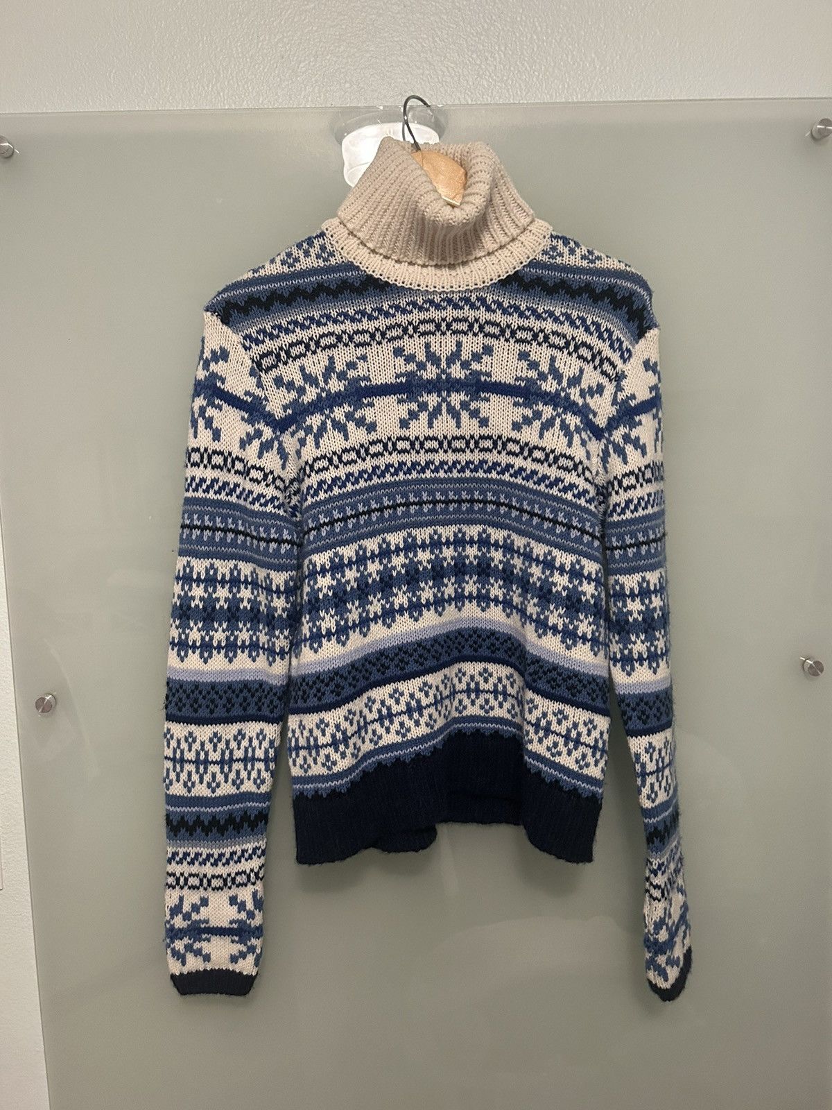Baum und Pferdgarten Baum Und Pferdgarten Creedance Blue and White Fair Isle Size S / US 4 / IT 40 - 2 Thumbnail