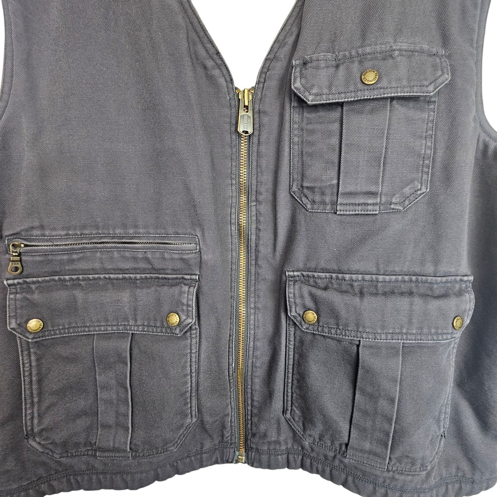 Duluth Trading Company Duluth Trading Co Sherpa Lined Full Zip Heavy Canvas Vest Size US XXL / EU 58 / 5 - 3 Thumbnail
