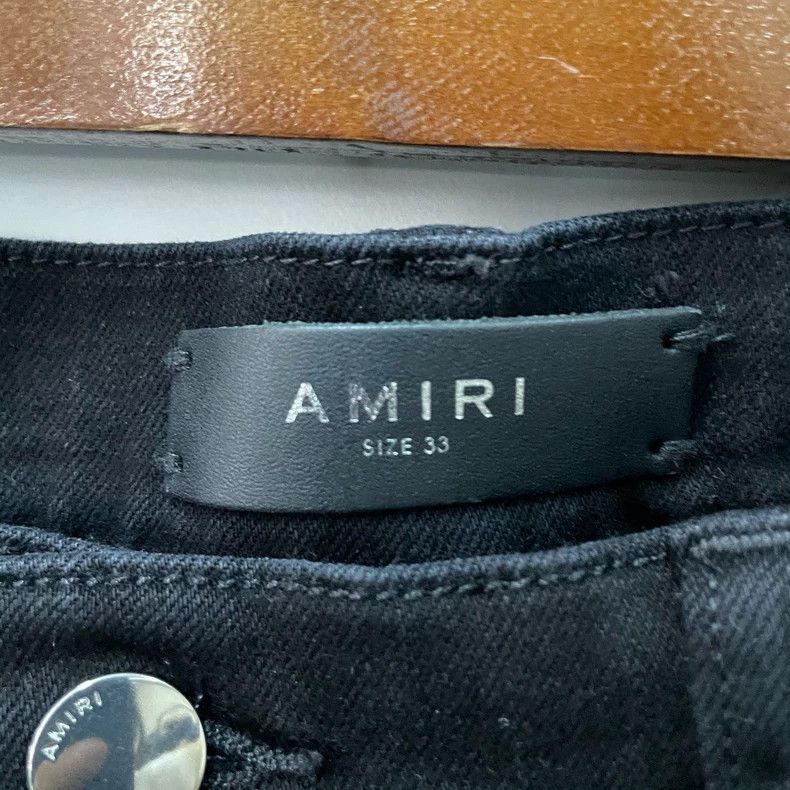 Amiri AmiriBlack ripped jeans 2503-Nextarrow Size US 33 - 4 Thumbnail
