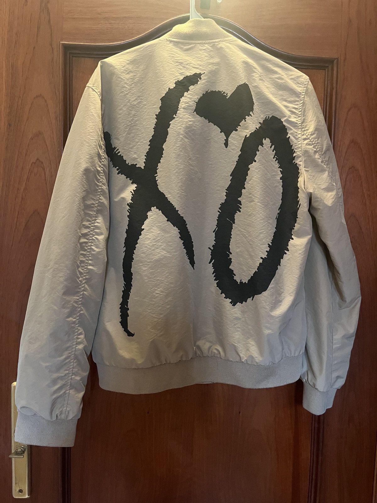 H&M × The Weeknd The Weeknd H&M Beige Bomber Jacket Size US M / EU 48-50 / 2 - 2 Thumbnail