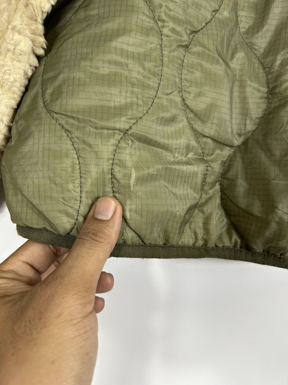Japanese Brand ⚡️Vintage Didot Hooded Quilted Sleeve Fleece Half Zipper Size US M / EU 48-50 / 2 - 16 Thumbnail